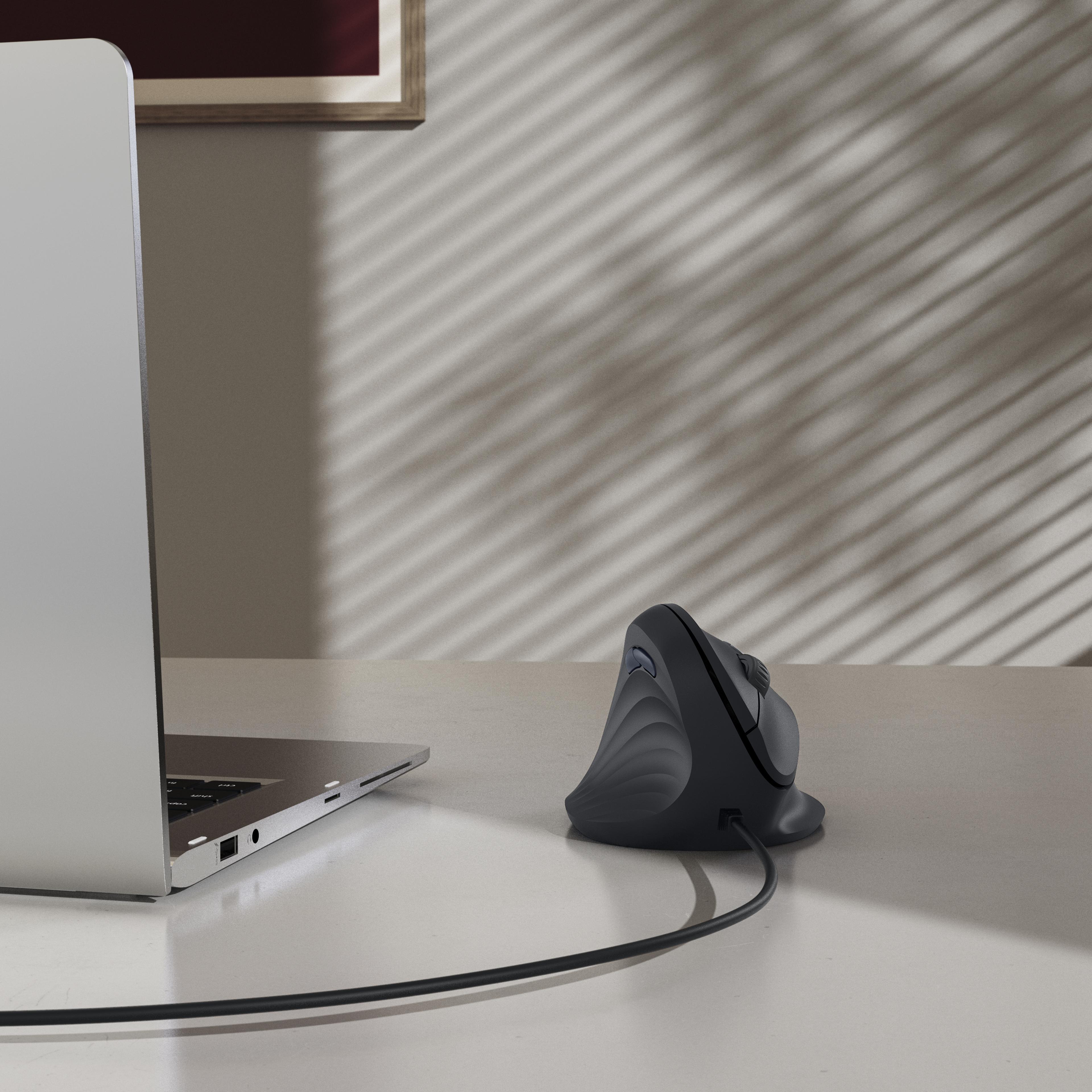 Hama EMC-500L vertikale Linkshänder-Maus