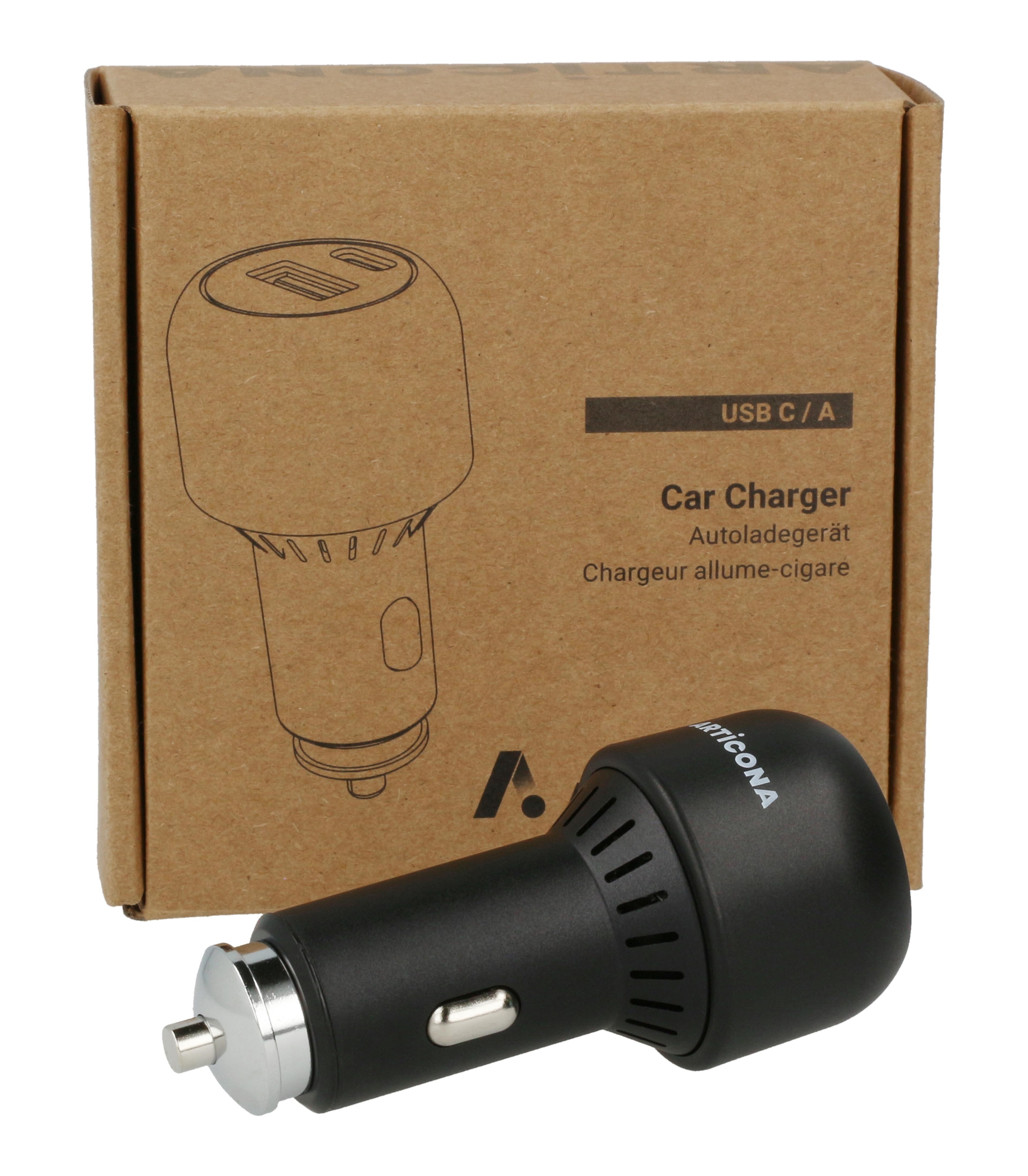 ARTICONA USB-C/USB-A autós töltőadapter