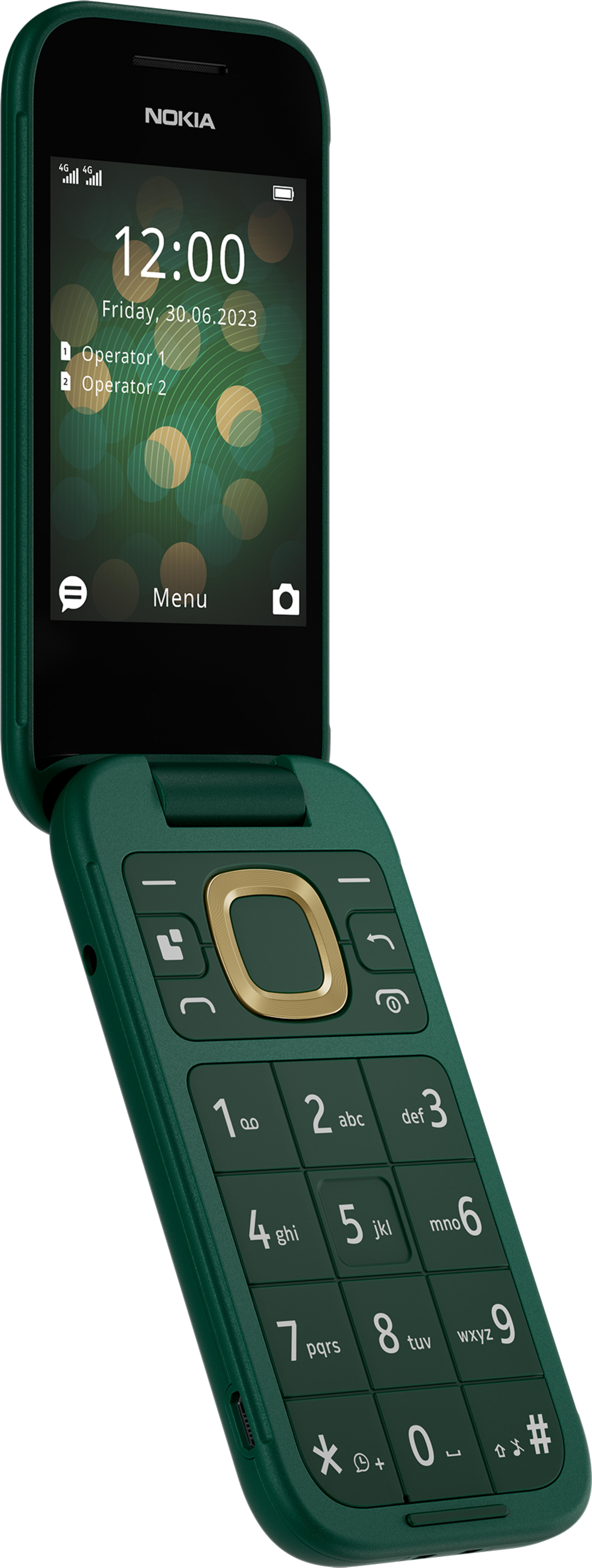 Nokia 2660 Flip Phone Green