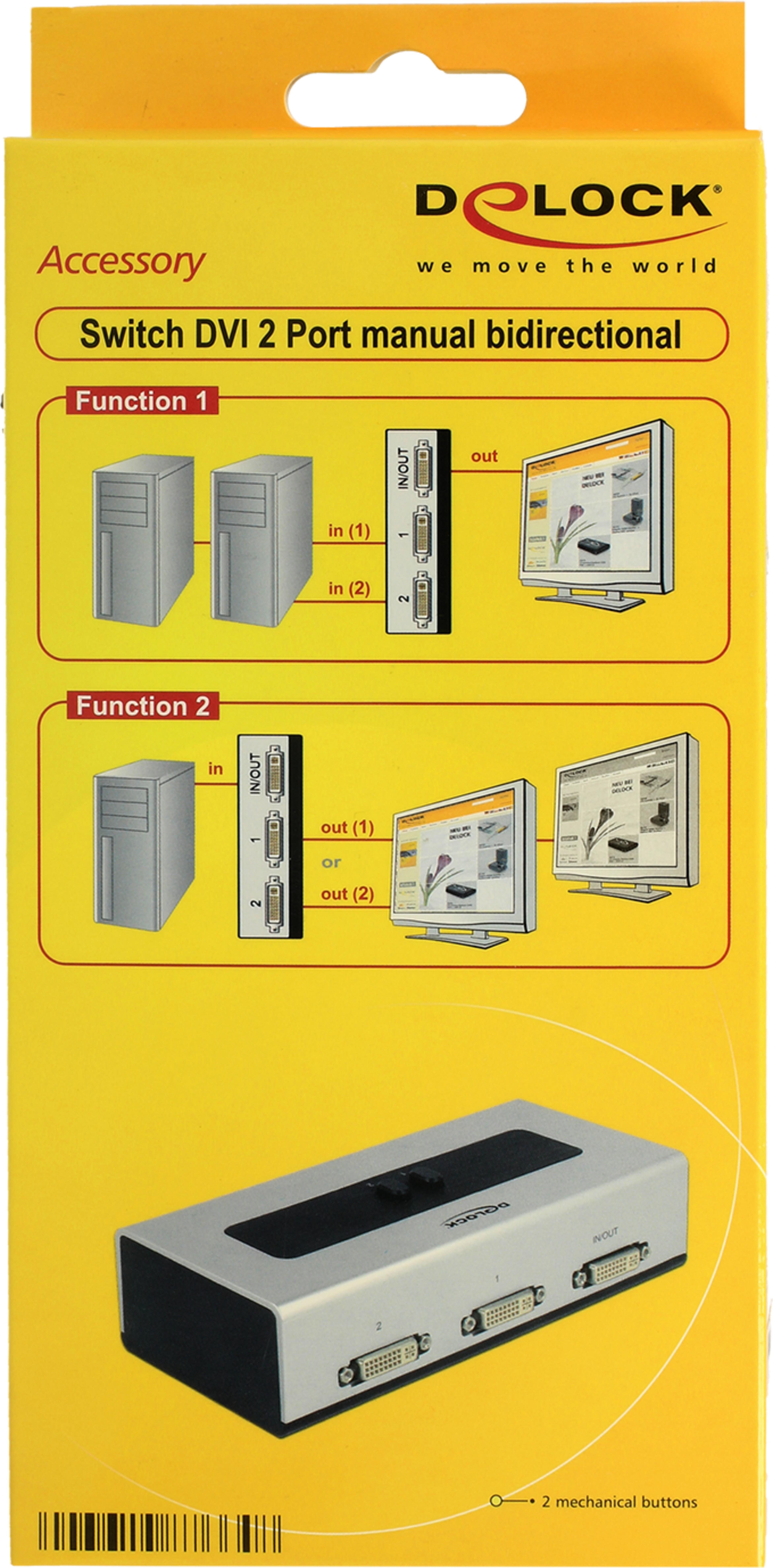 Delock DVI-D Selector 1:2/2:1