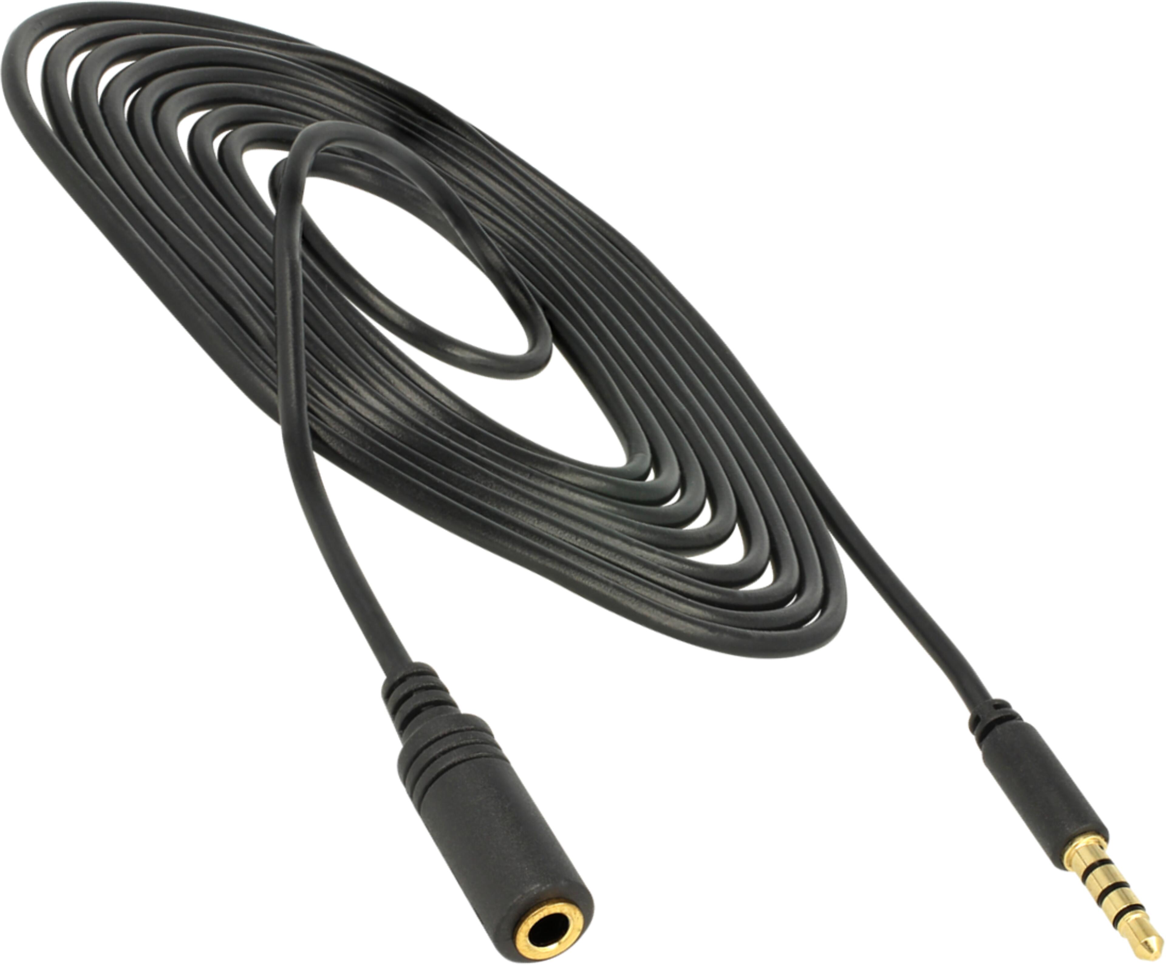 Kabel KlinkenSt-KlinkenBu 3,5mm 2m 4pol.