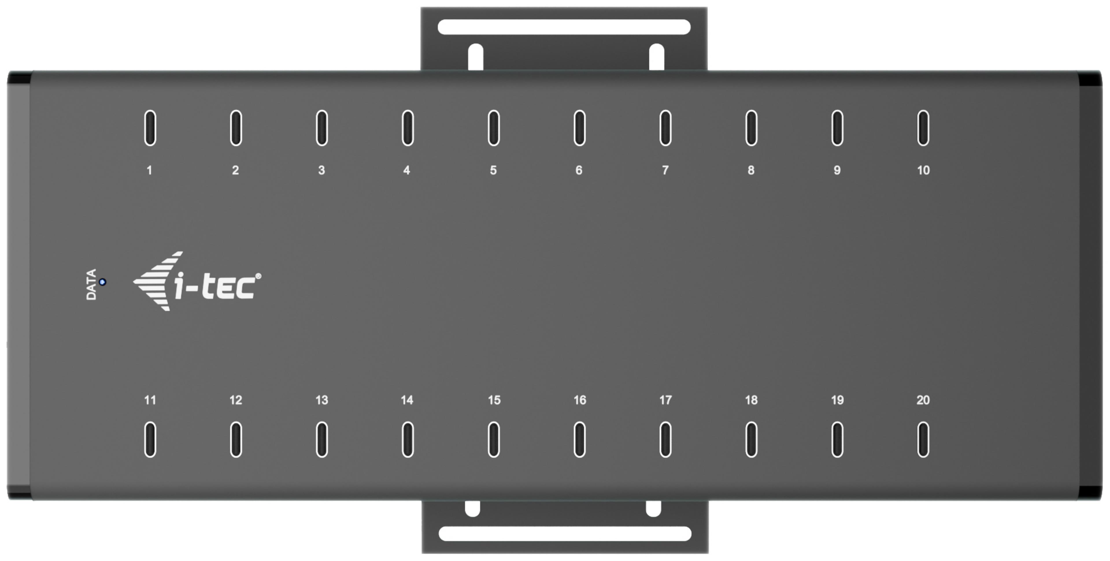 Station recharge USB i-tec 20 ports noir