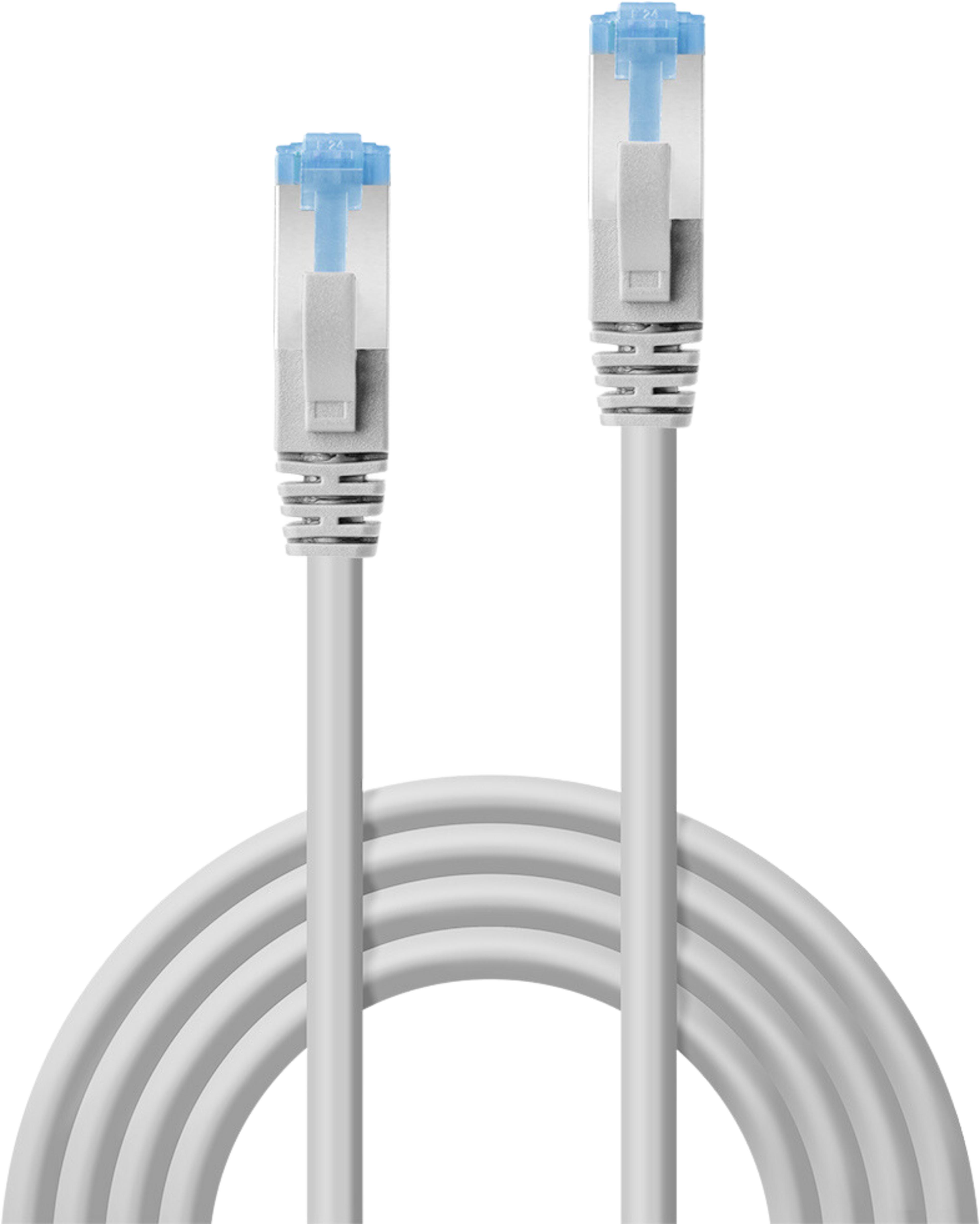 Patch Cable RJ45 S/FTP Cat6a 7.5m Grey