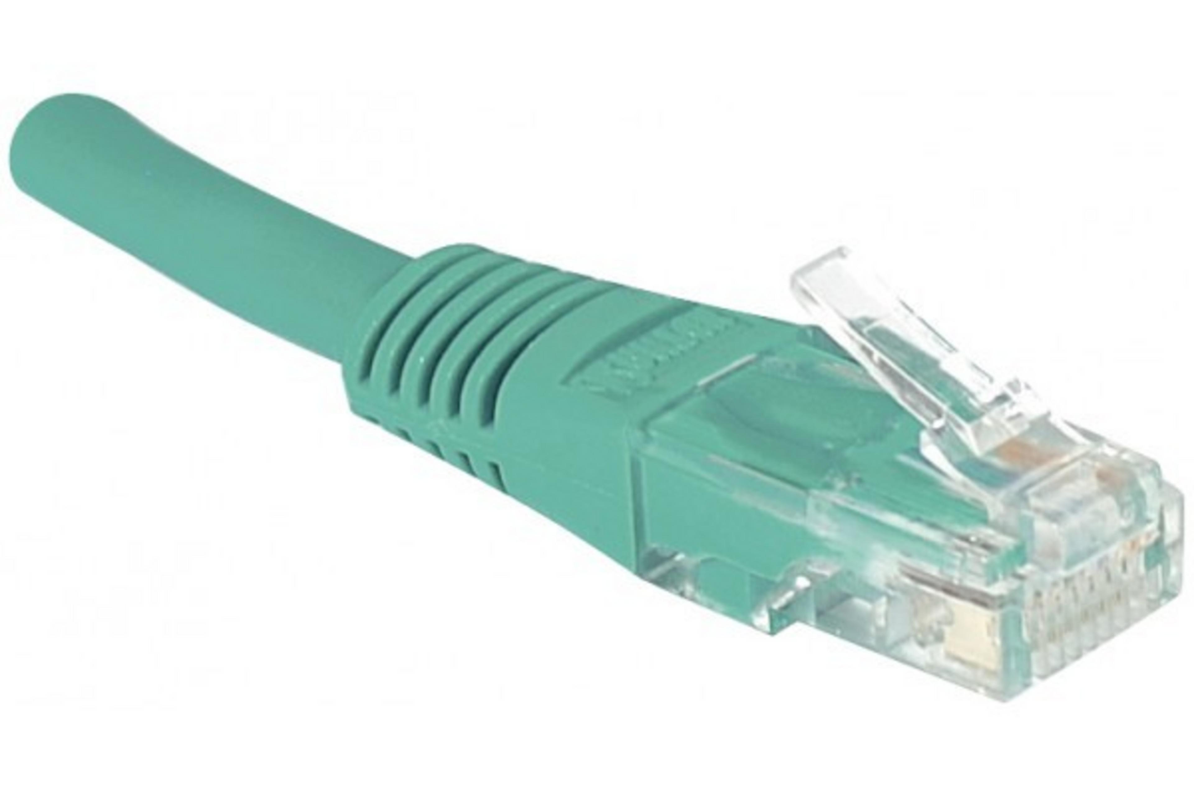Patchkabel RJ45 U/UTP Cat6 Grün 0,3m