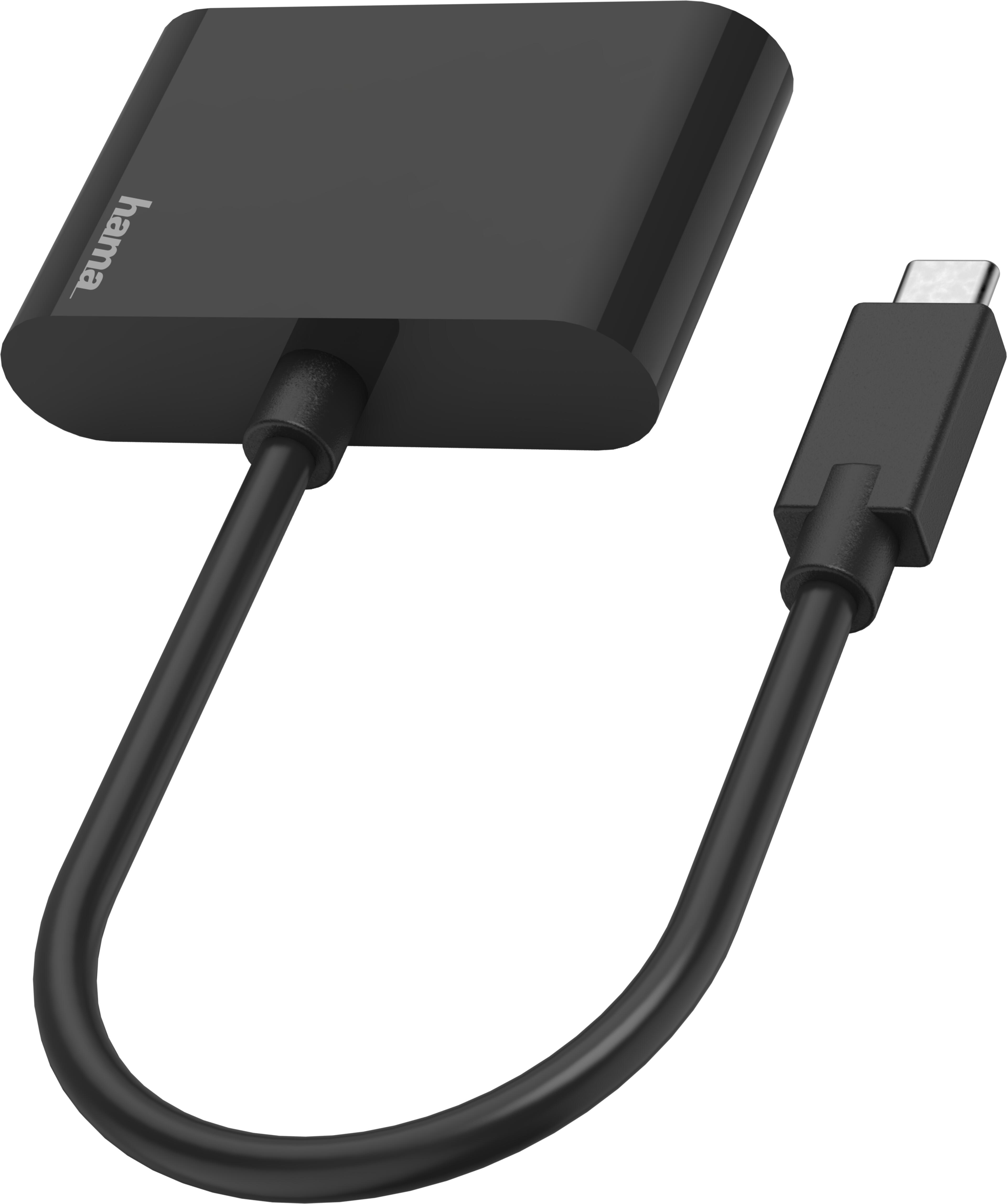 Adapter USB C/m - HDMI+VGA/f