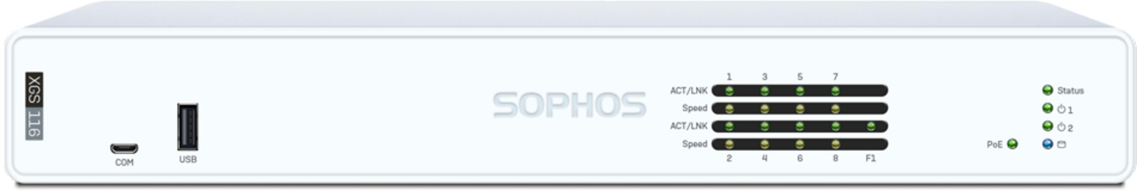 Sophos XGS 116 Sec Appl EU power cord