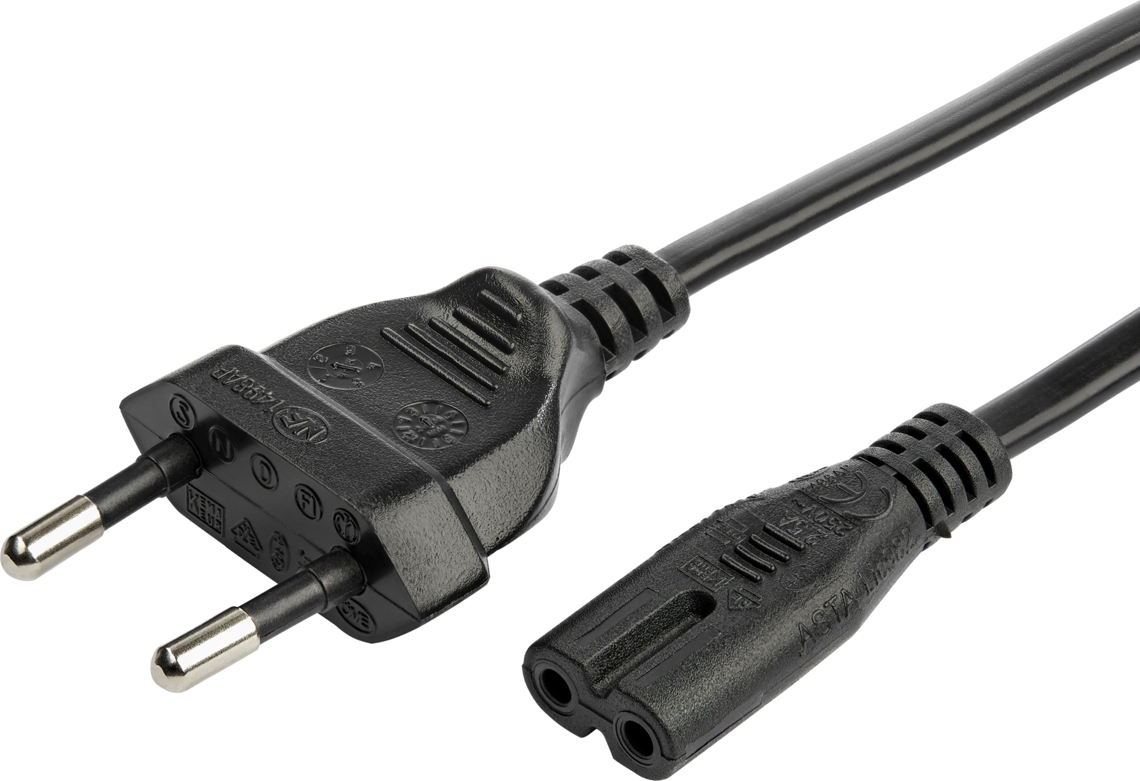 Power Cable Local/m - C7 1m Black