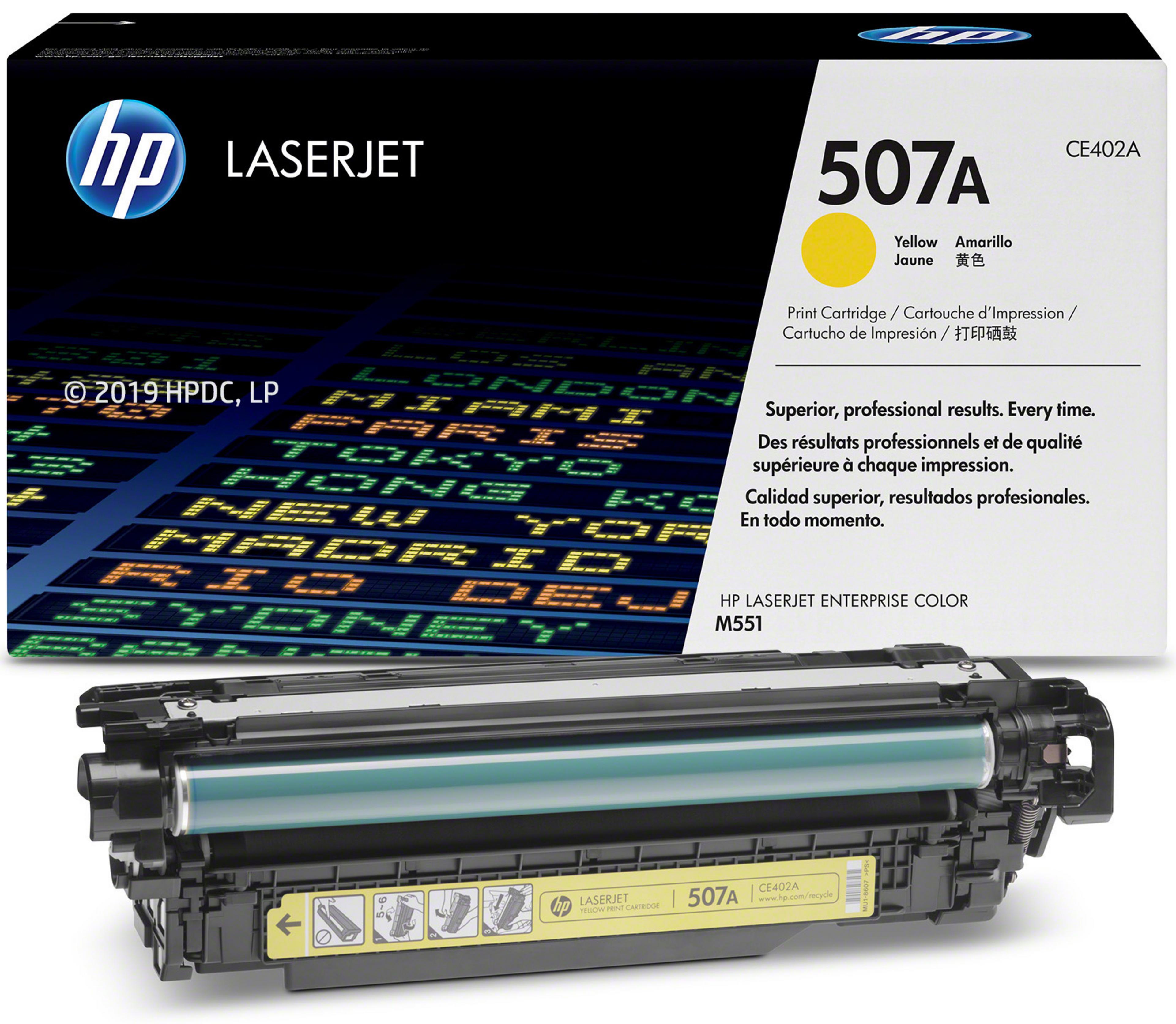 HP 507A Toner Yellow