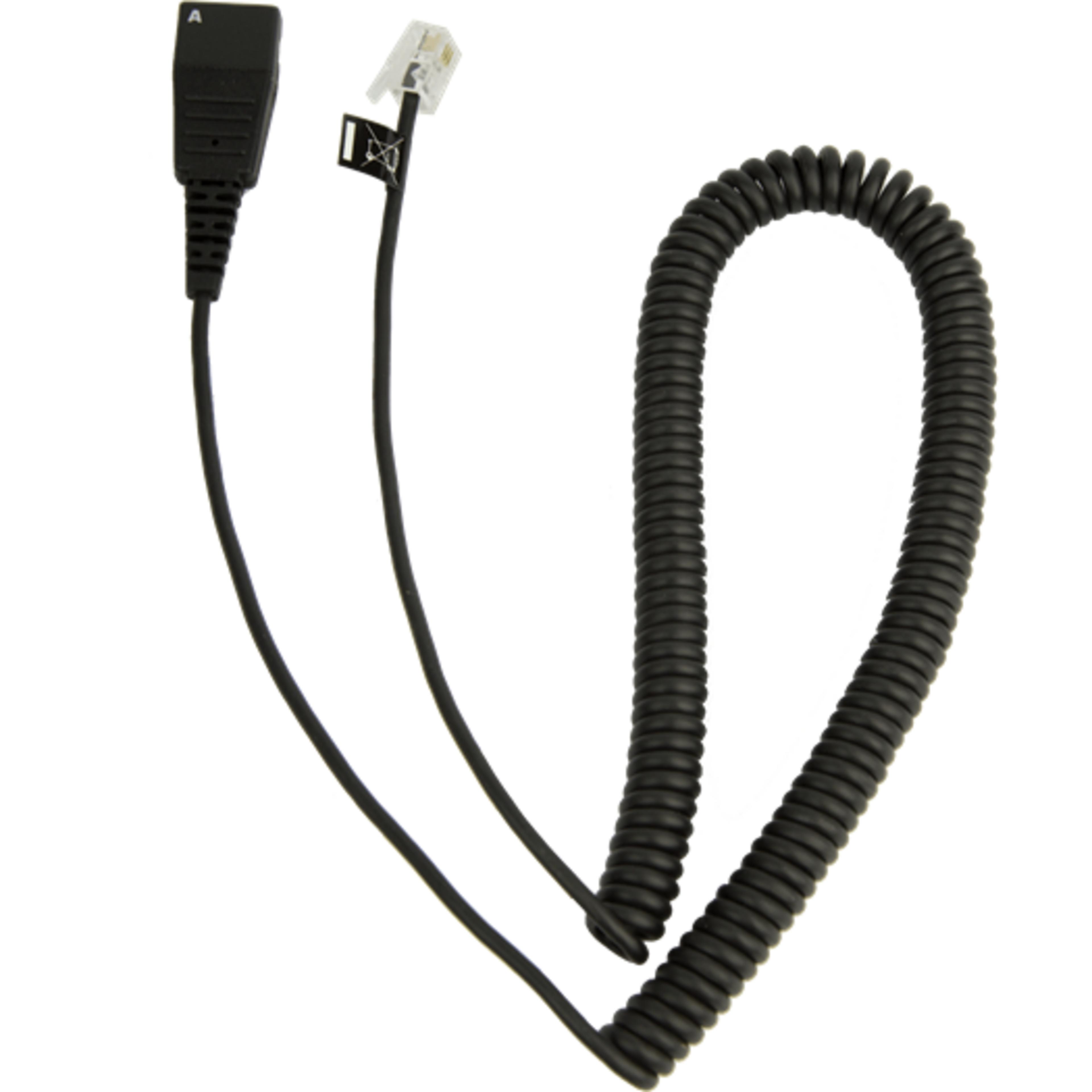 Jabra QD-RJ10 Extension Cord Straight
