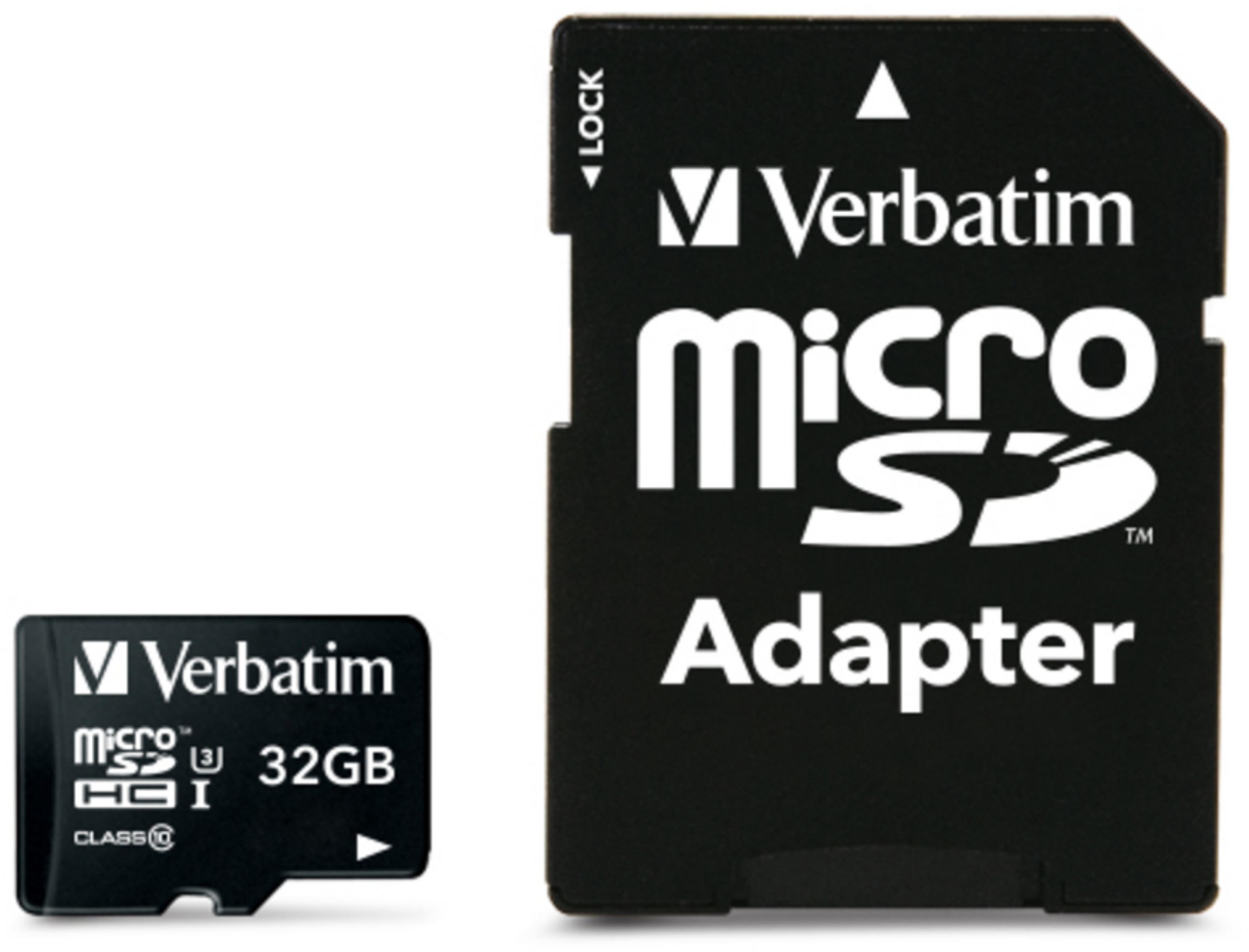 Verbatim Pro microSDHC Card U3 32GB