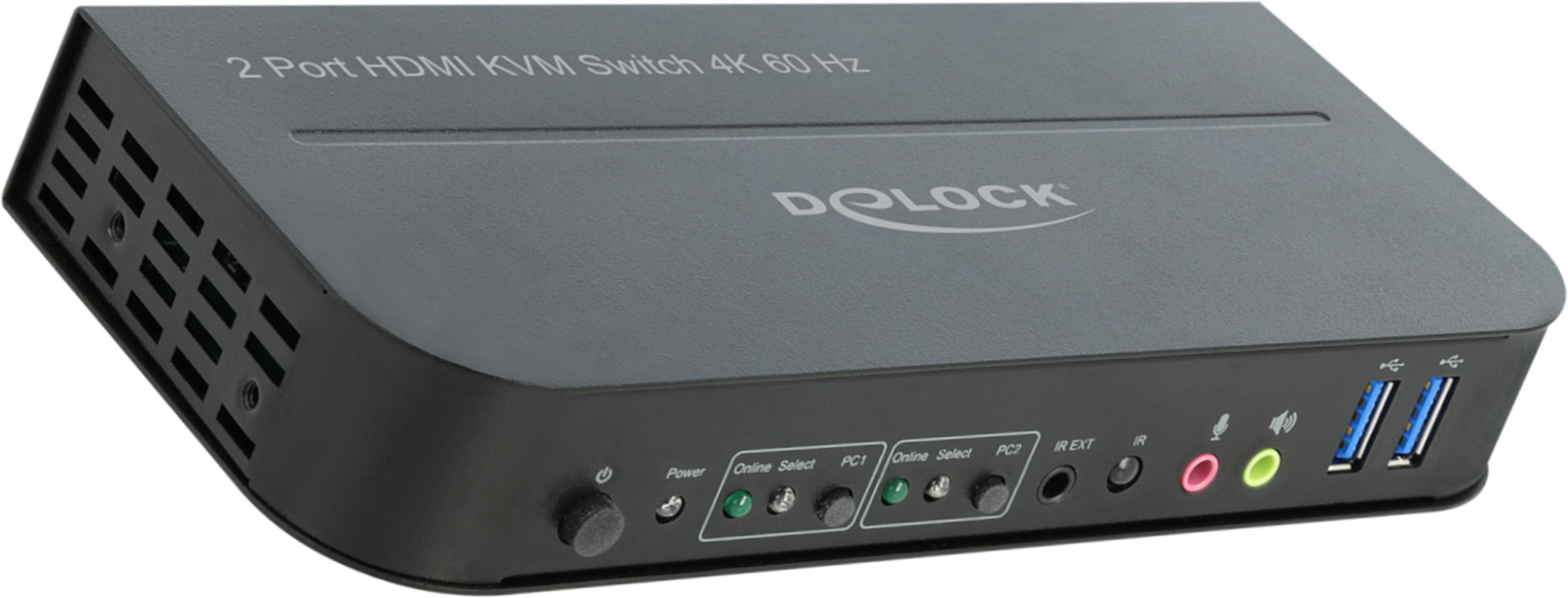 Delock KVM Switch 2-port HDMI