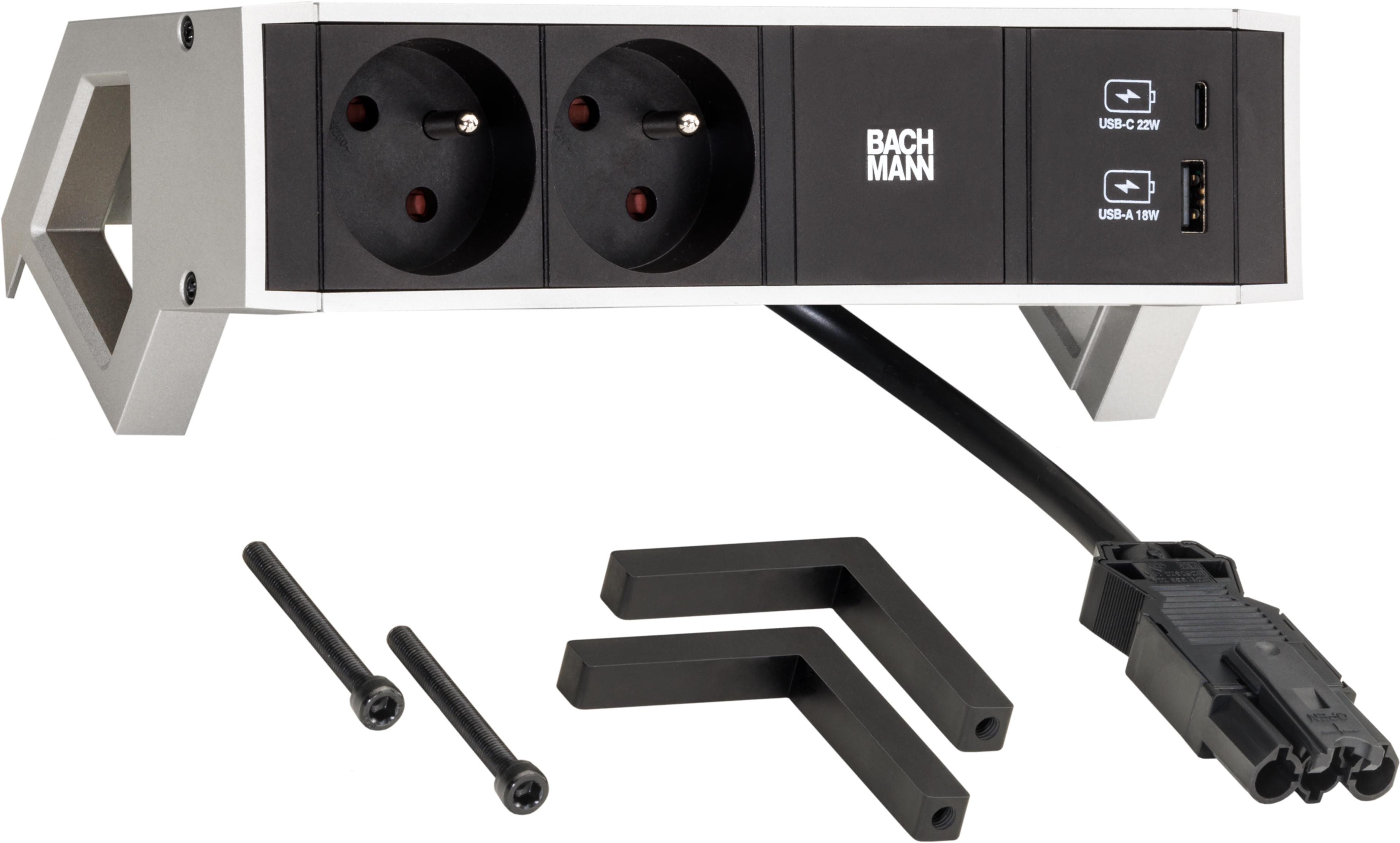 Power Strip 2-way + USB