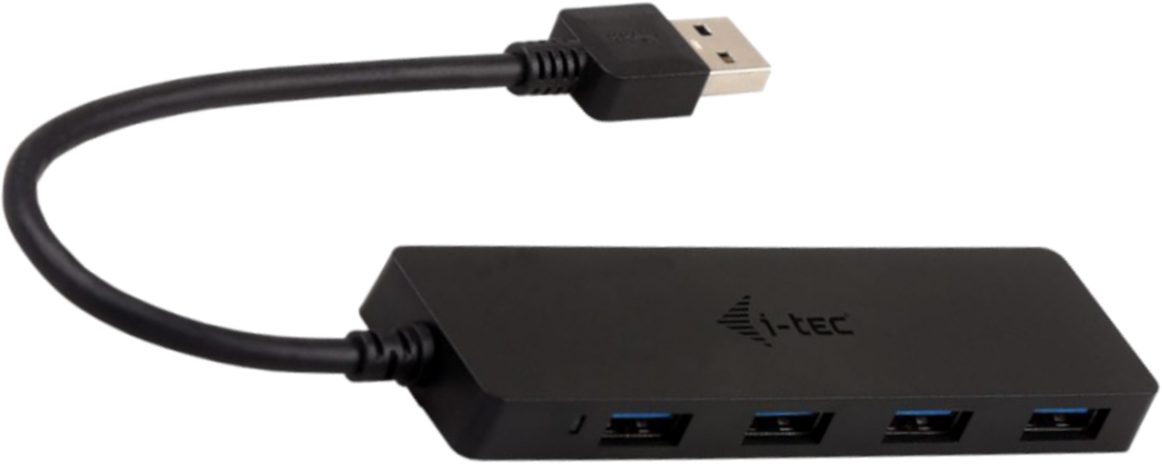 Hub USB 3.0 i-tec Slim passif 4 ports