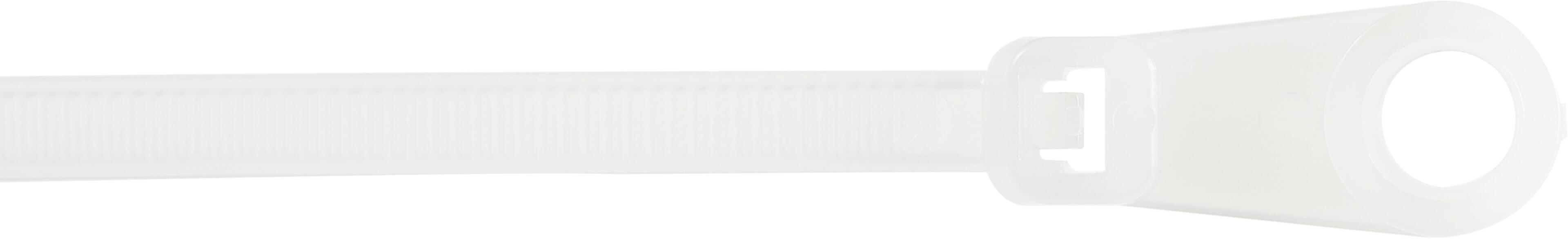 Cable Ties 200x4mm(LxW) White 100x