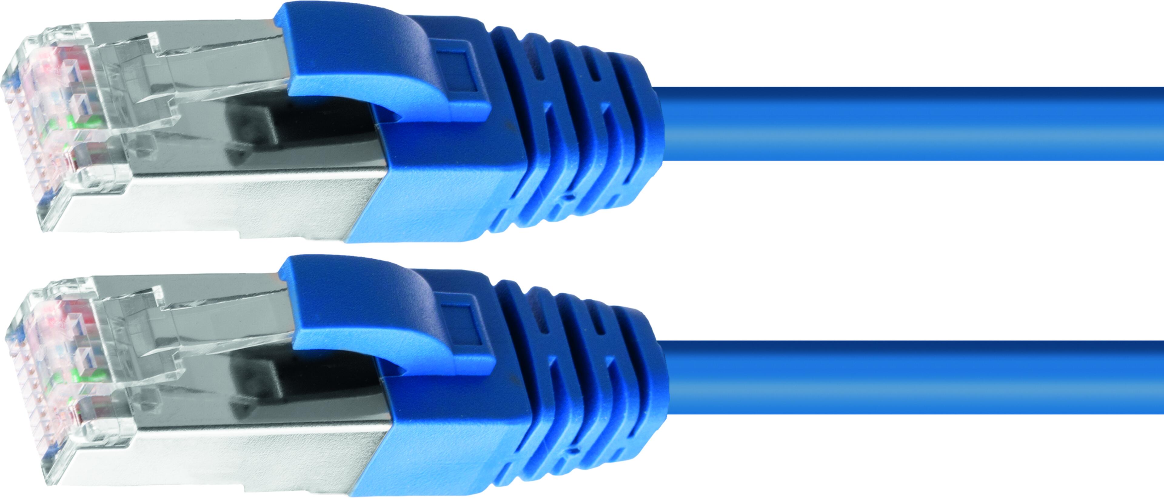 Patch Cable RJ45 S/FTP Cat6 7.5m Blue