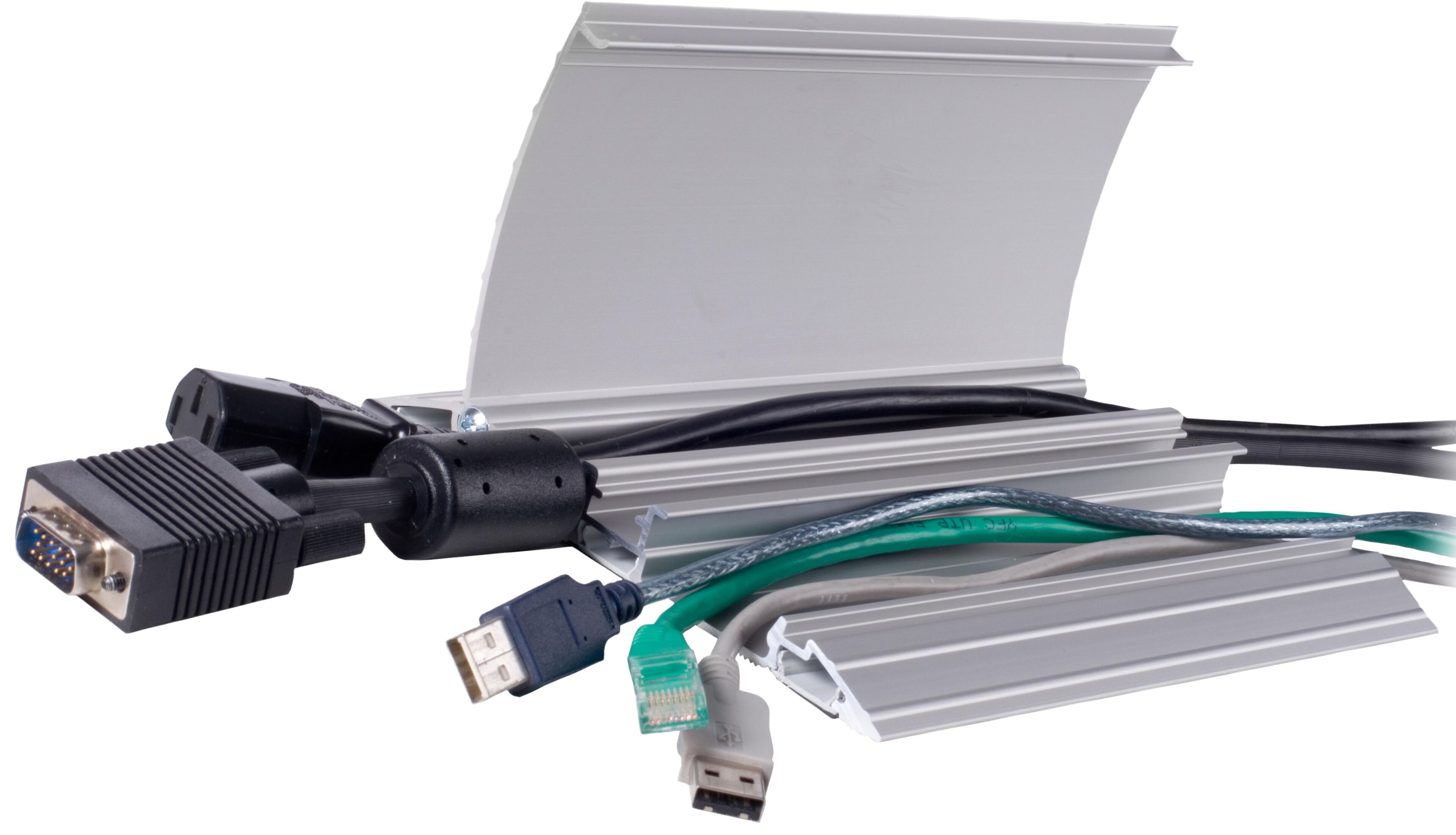 Cable Channel 145x20mm 1.8m Alu