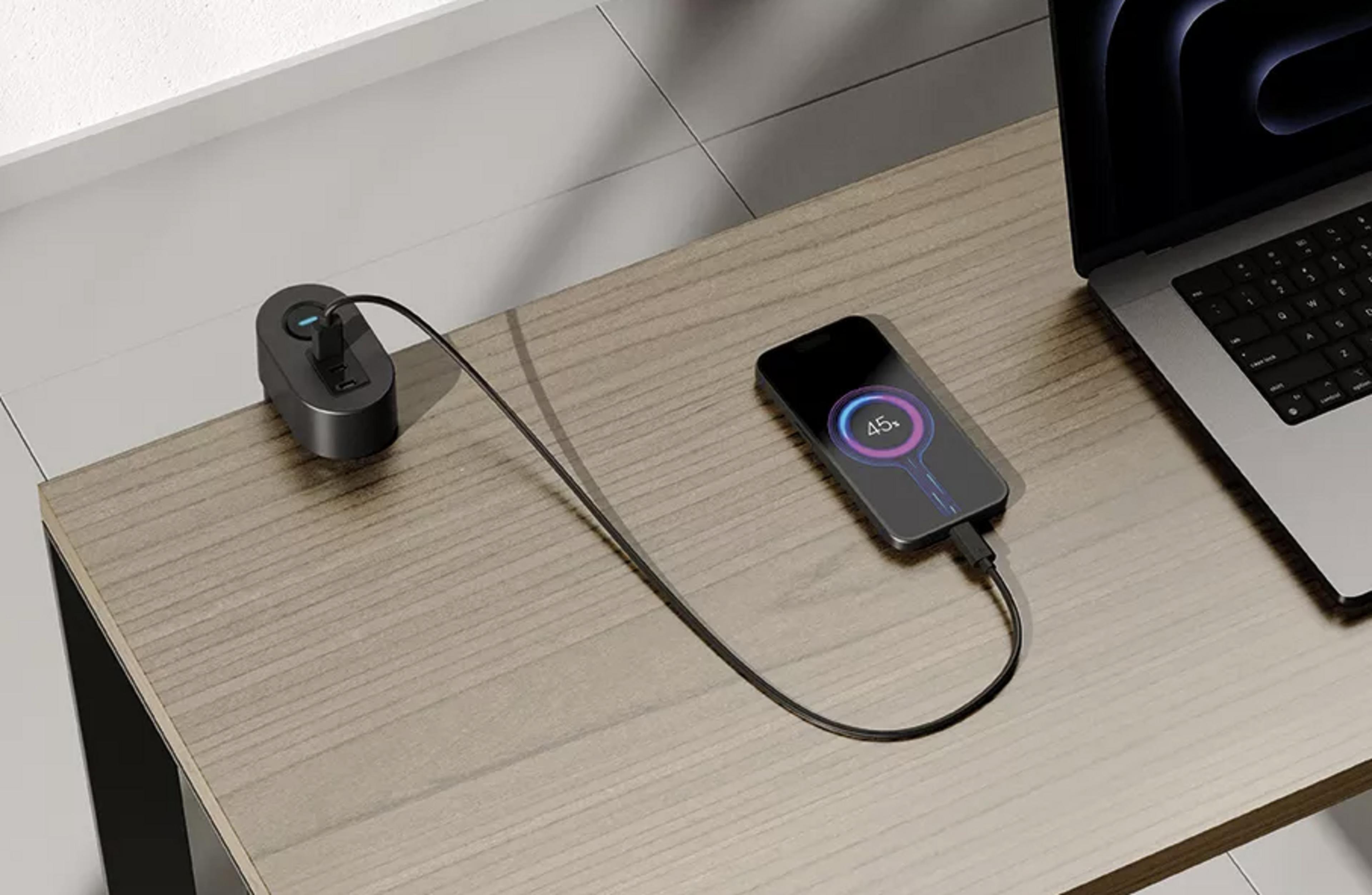 Neomounts 3-way USB Desk Socket