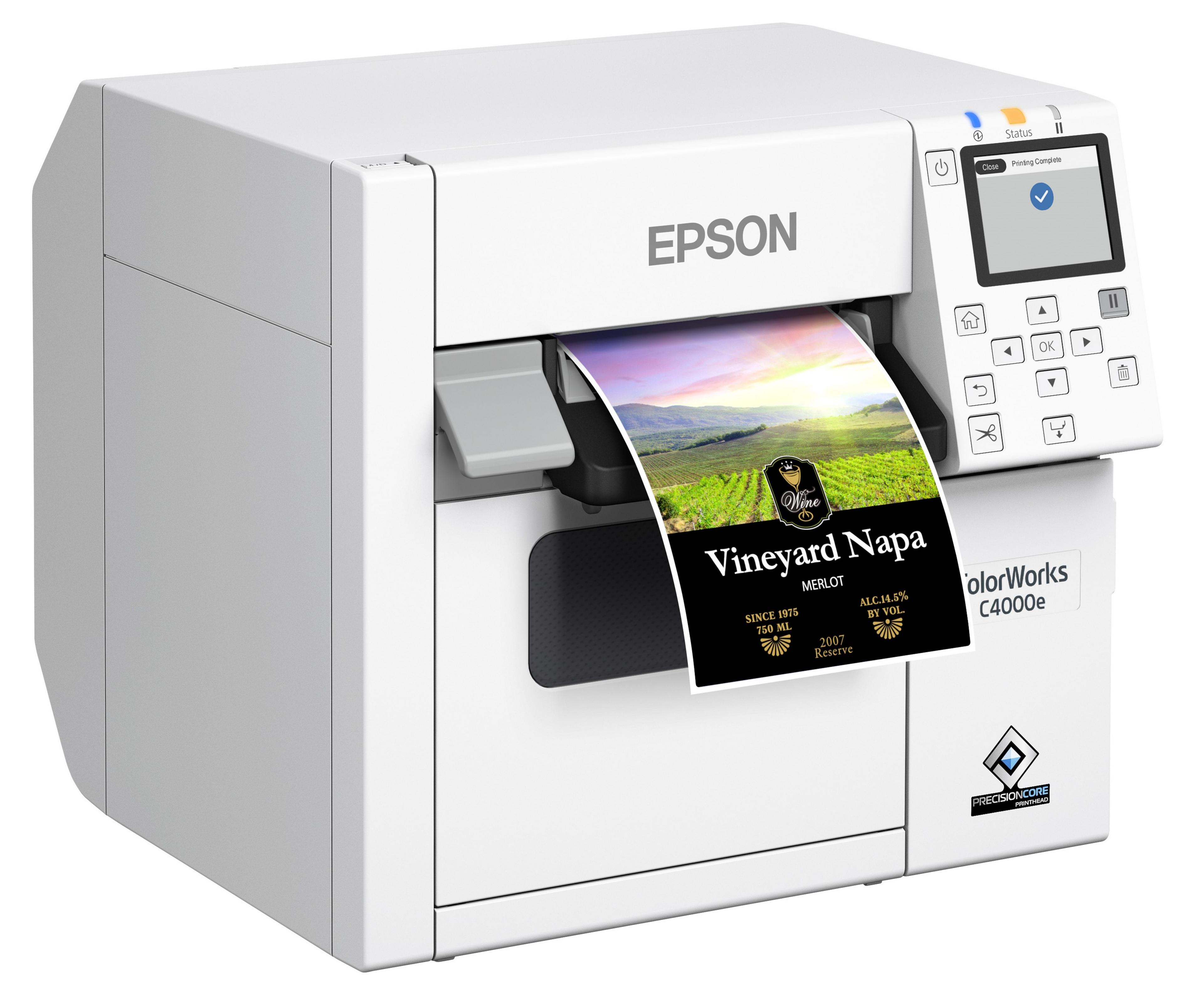 Epson ColorWorks C4000 fény-fk. tintával