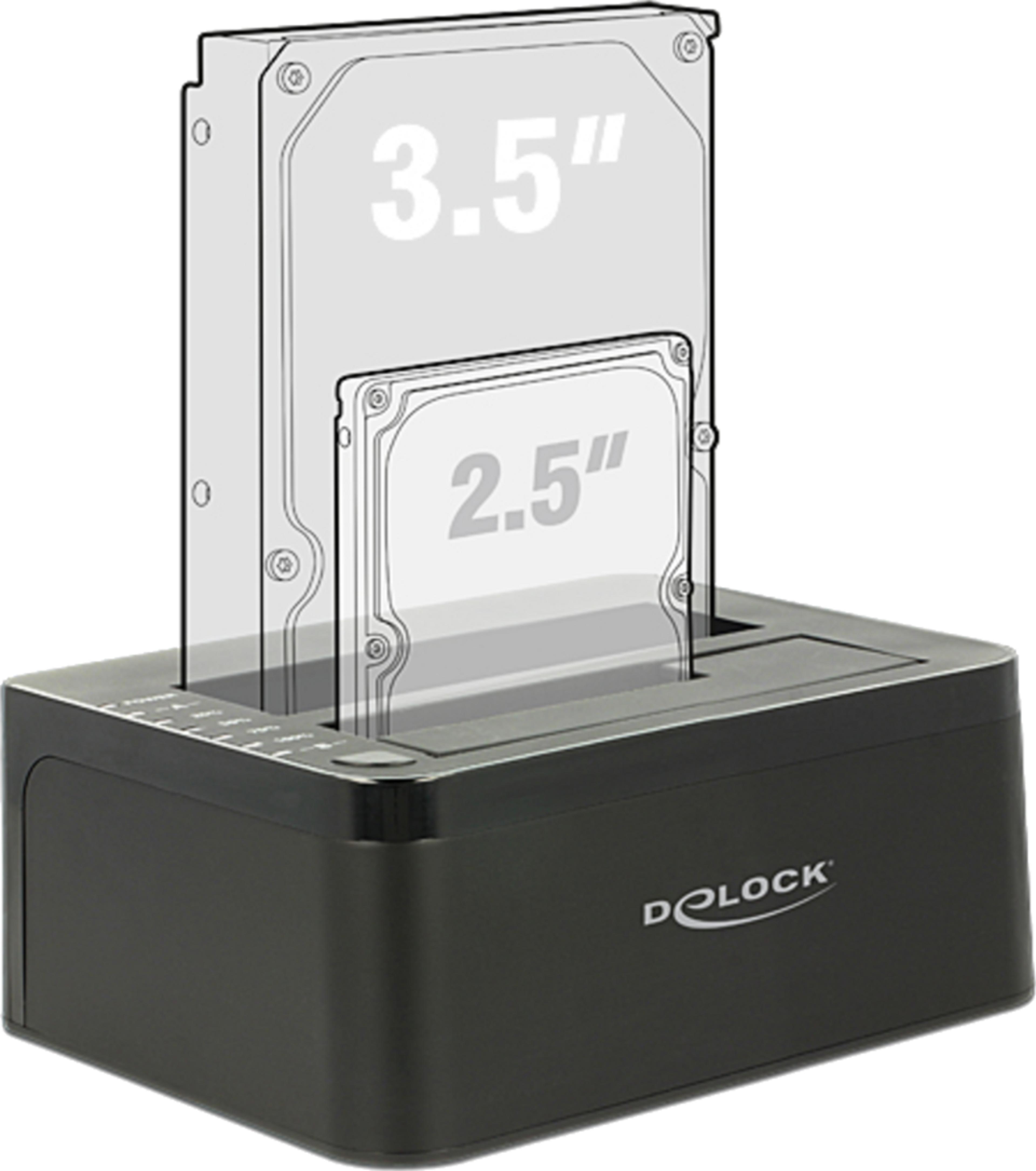 Delock USB 3.0 SATA Dock/Cloning Station