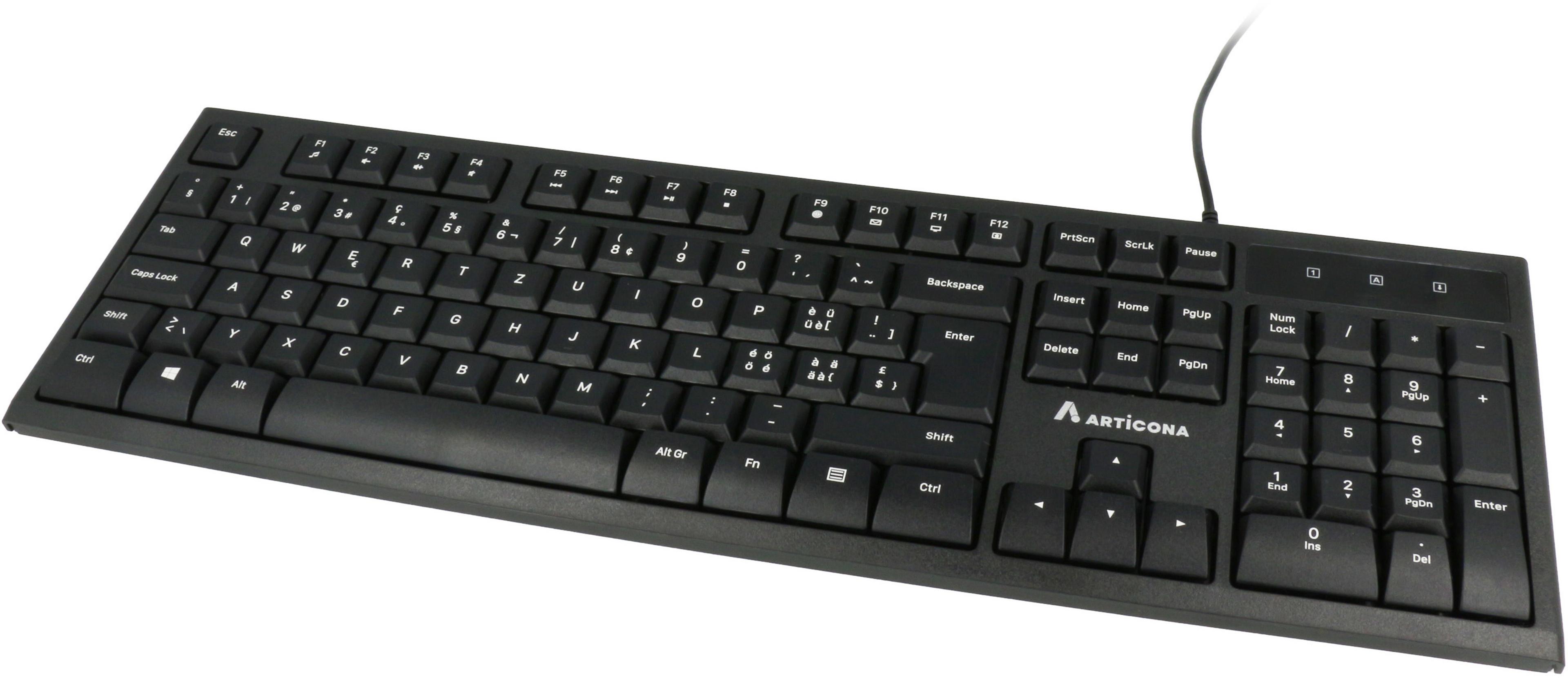 ARTICONA Simple Black Keyboard