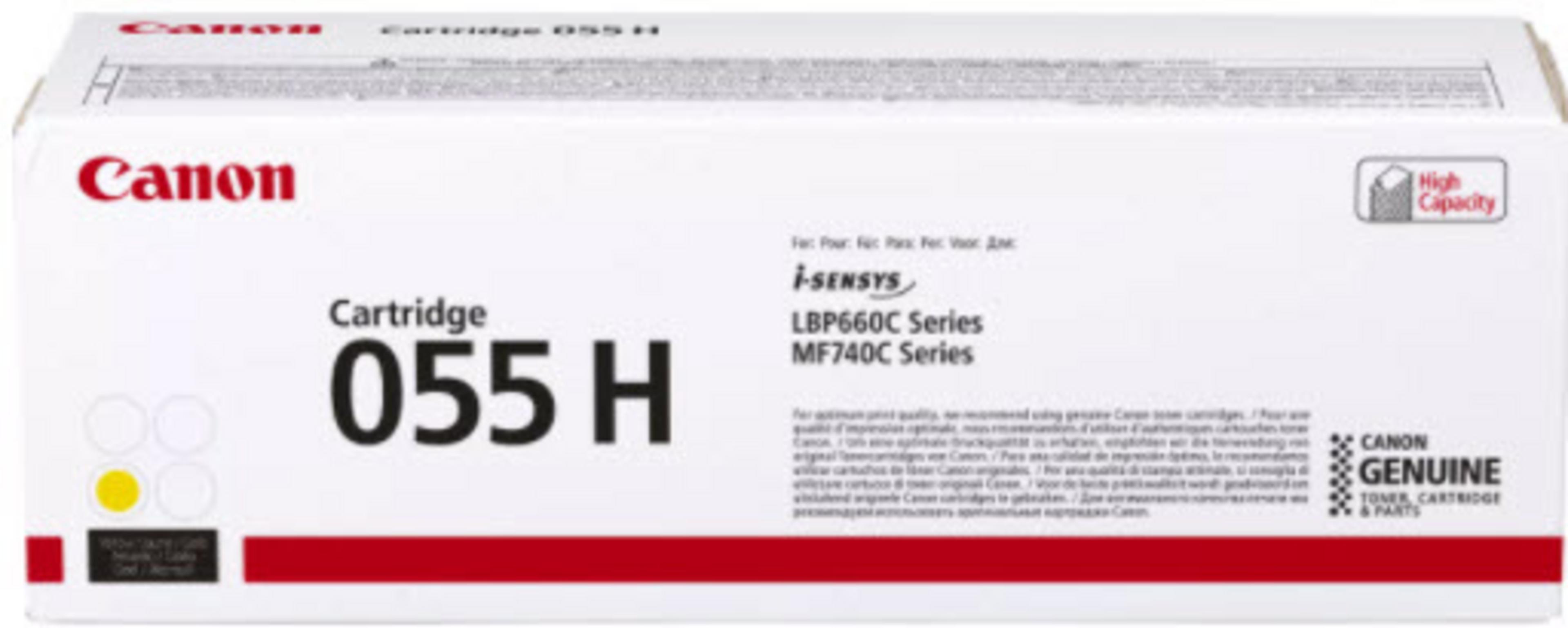 Canon 055H Toner Yellow