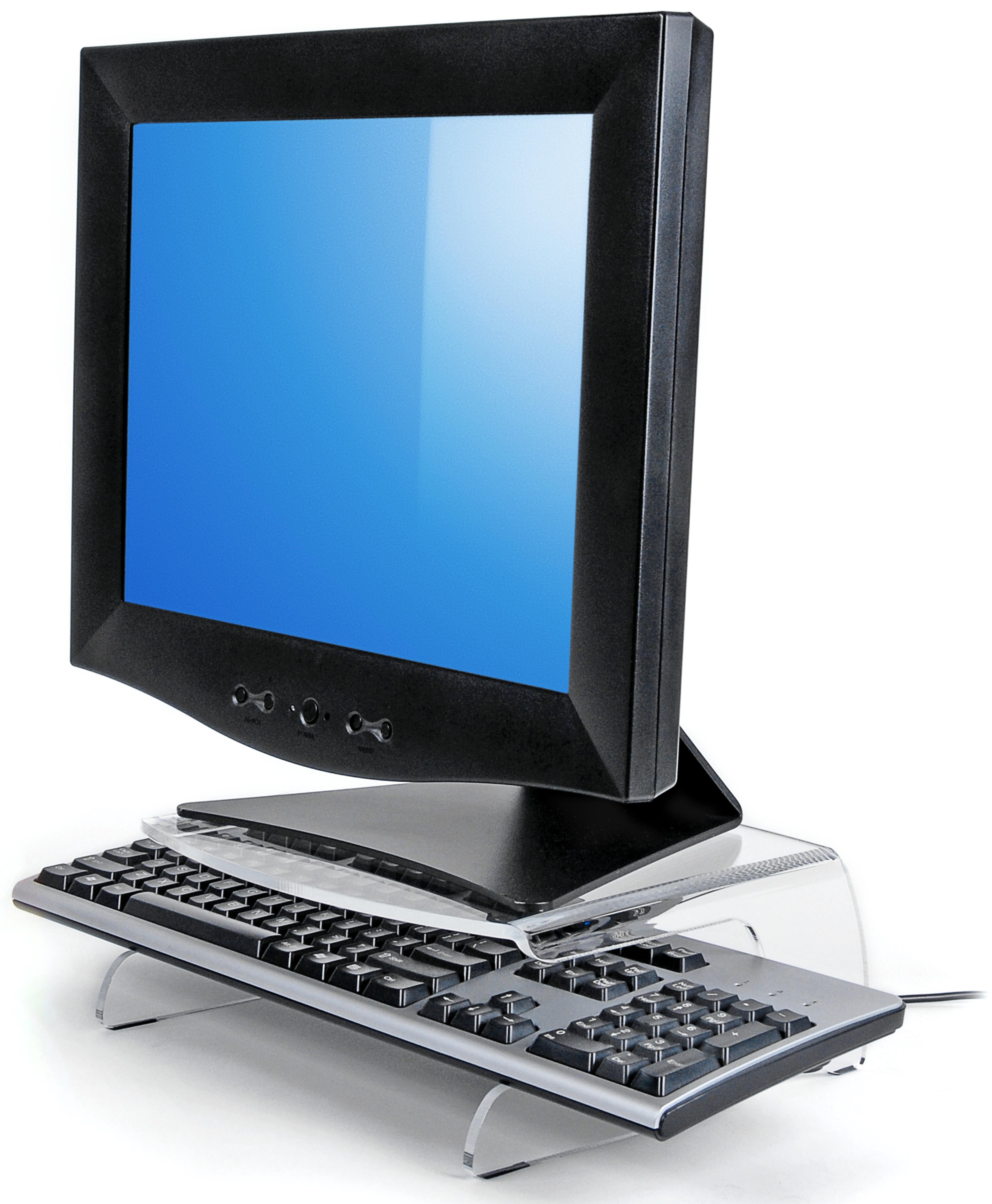 Dataflex Acrylic Monitor Stand 110mm