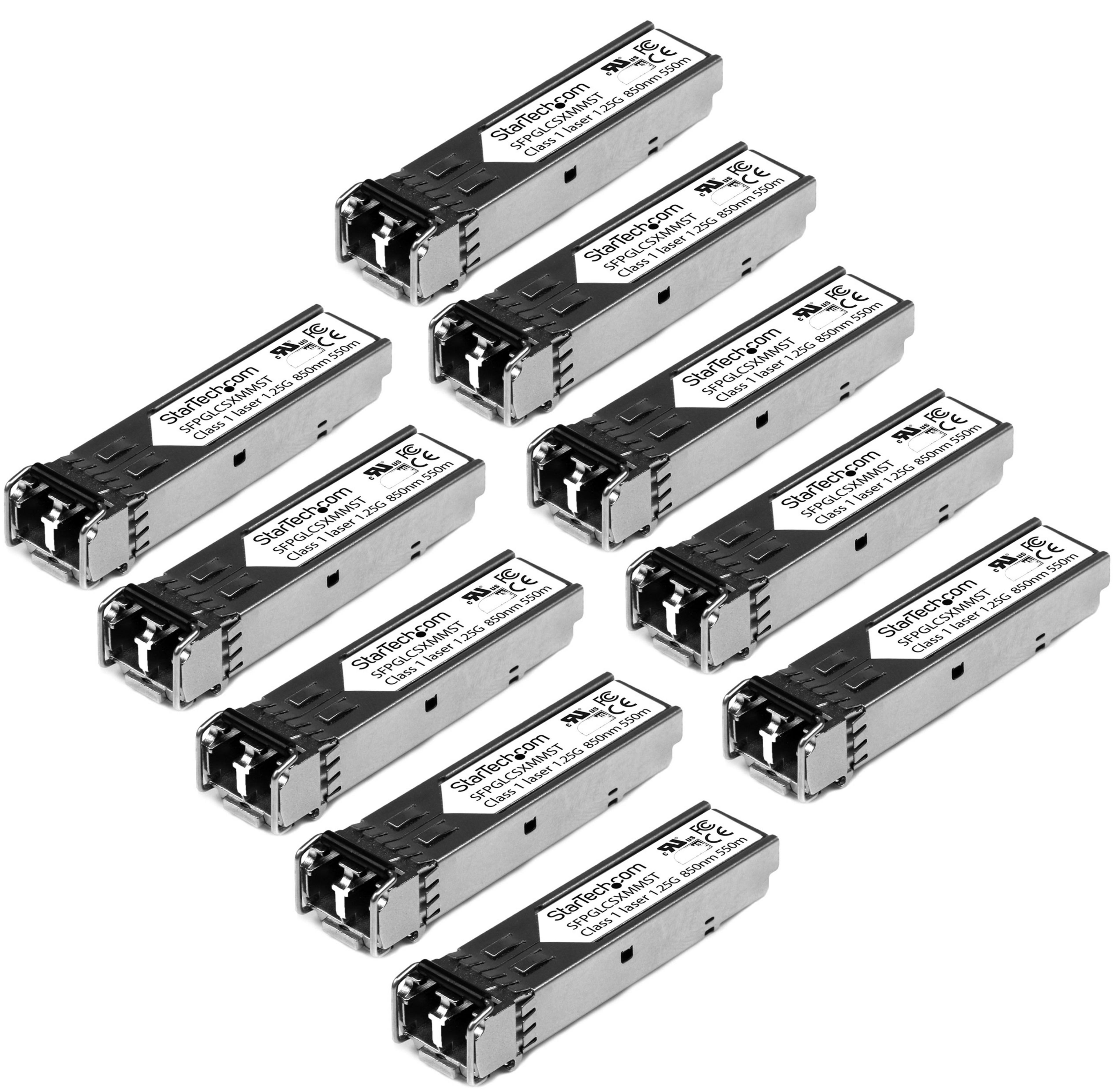 StarTech SFPGLCSXMMST SFP Module 10-pack