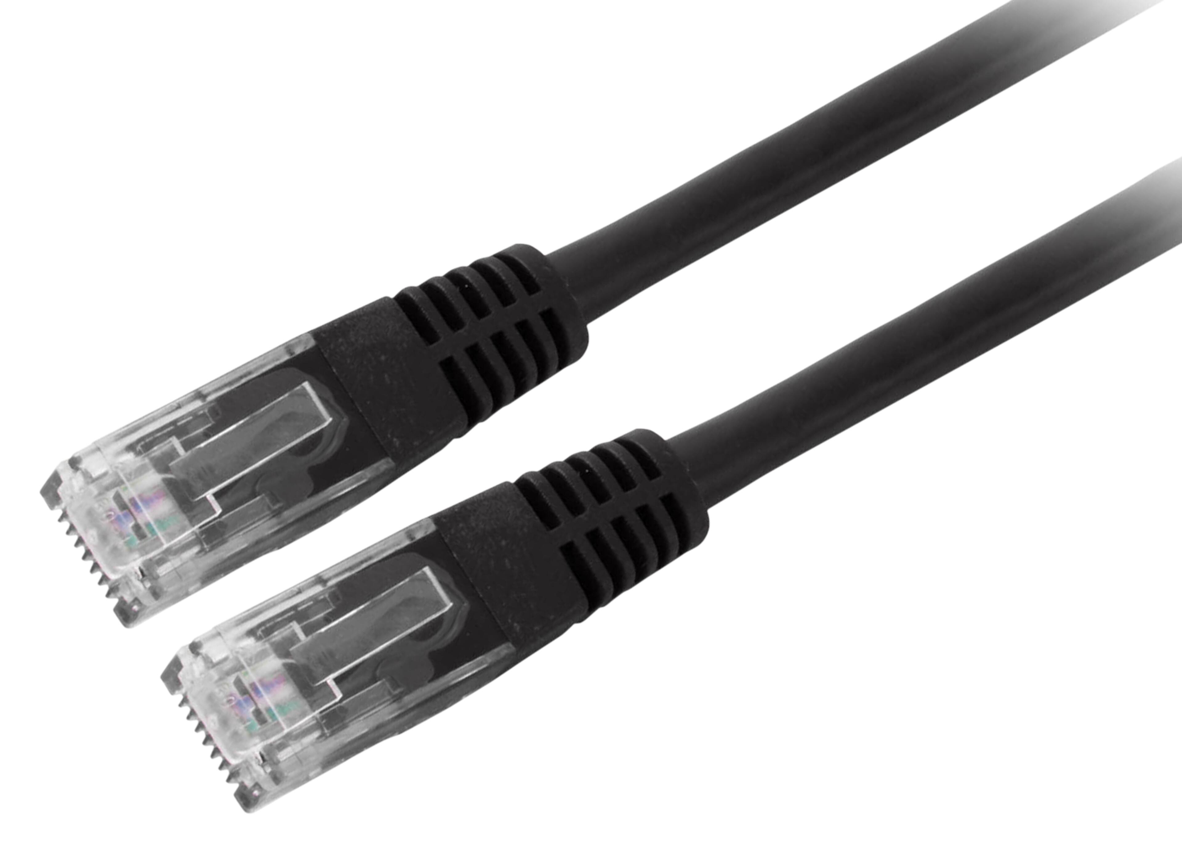 Patch Cable RJ45 U/UTP Cat6 2m Black