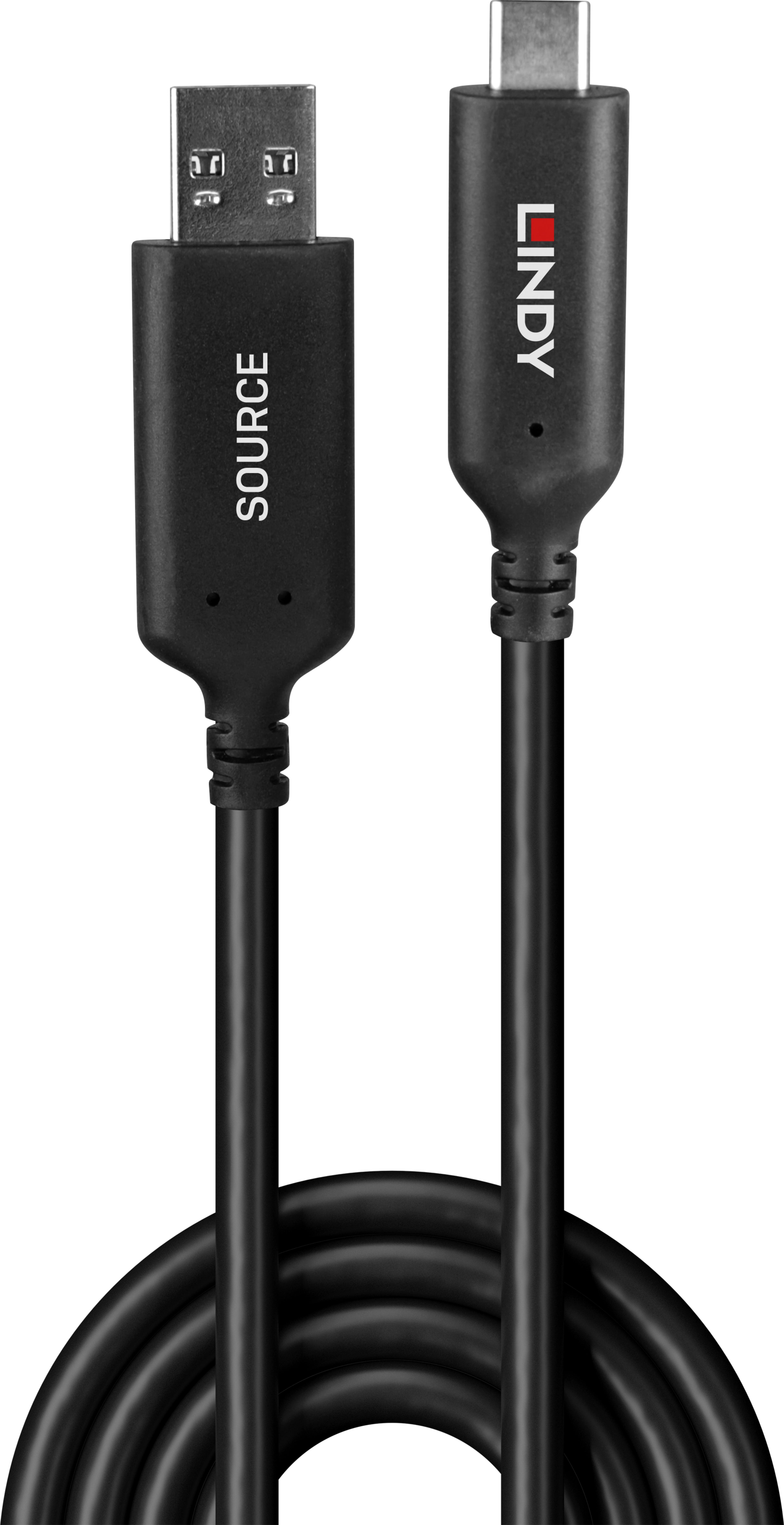 LINDY USB-A - C Hybrid Cable 10m