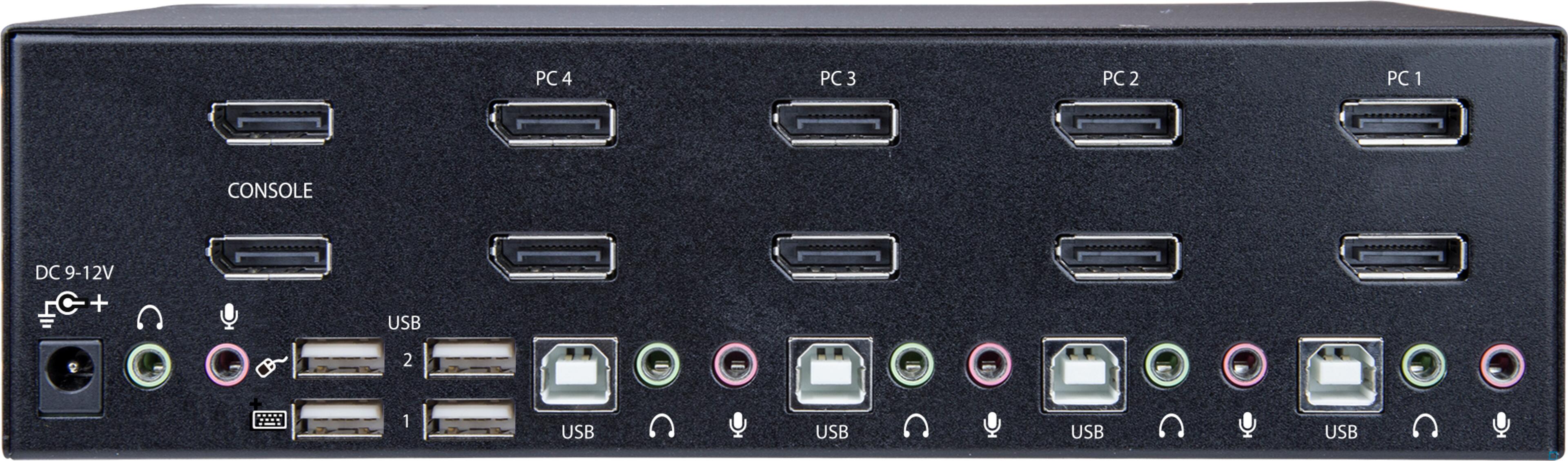 StarTech KVM-Switch DP DualHead 4-Port