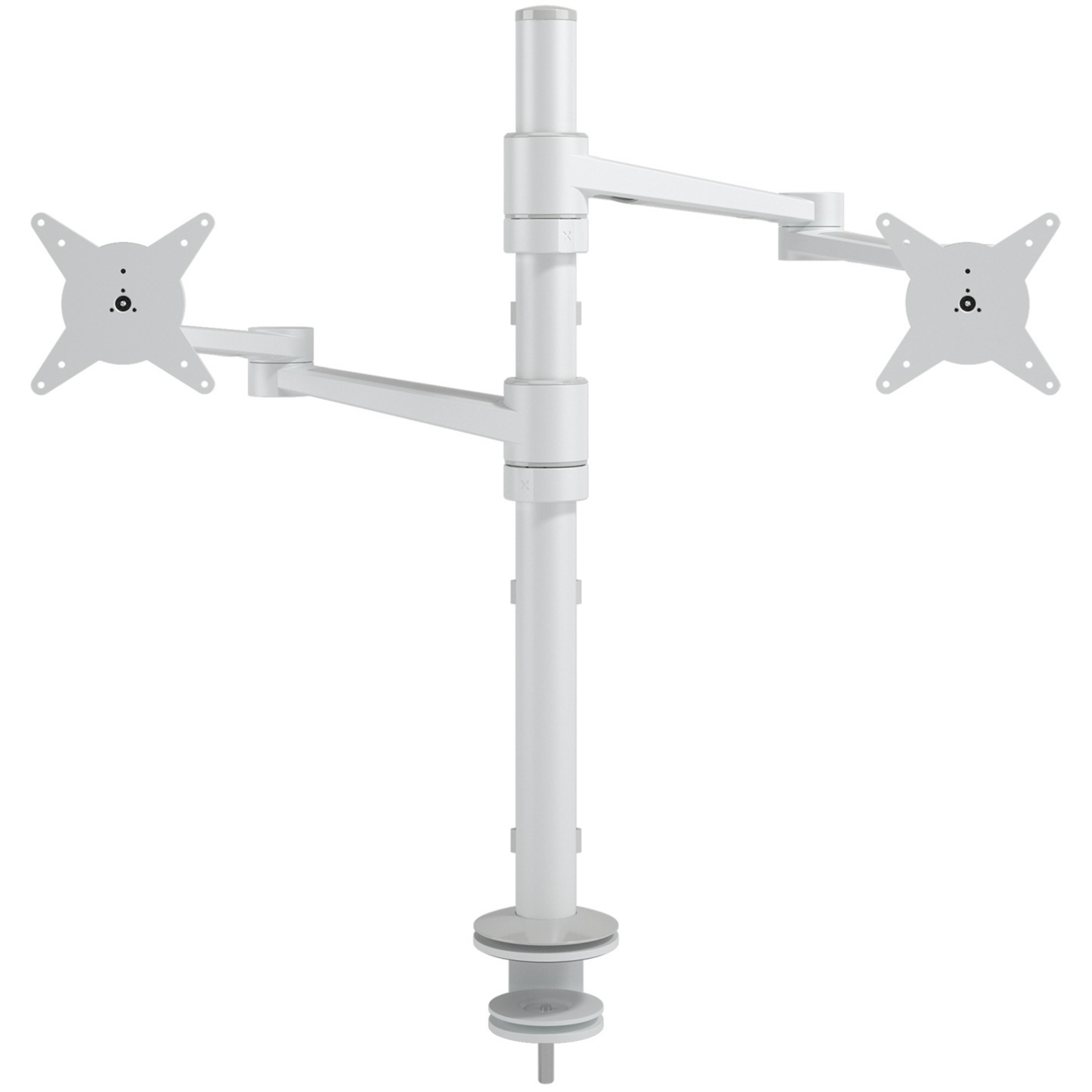 Dataflex Viewlite Dual Desk Mount White