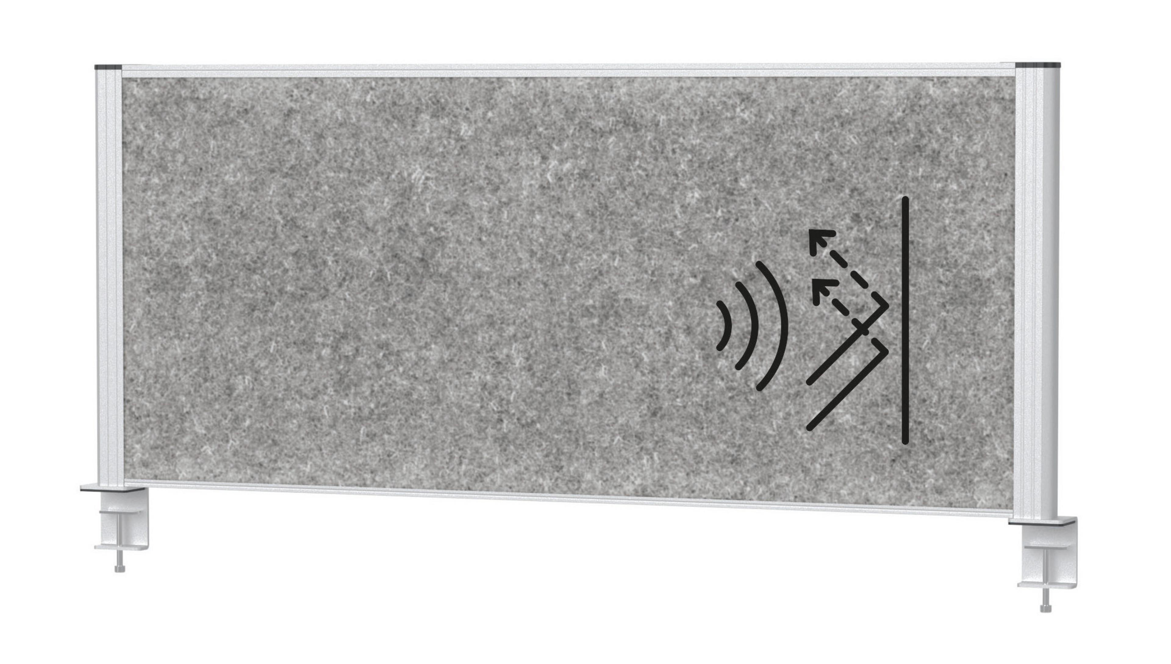 MAULconnecto 120x50cm Desk Divider