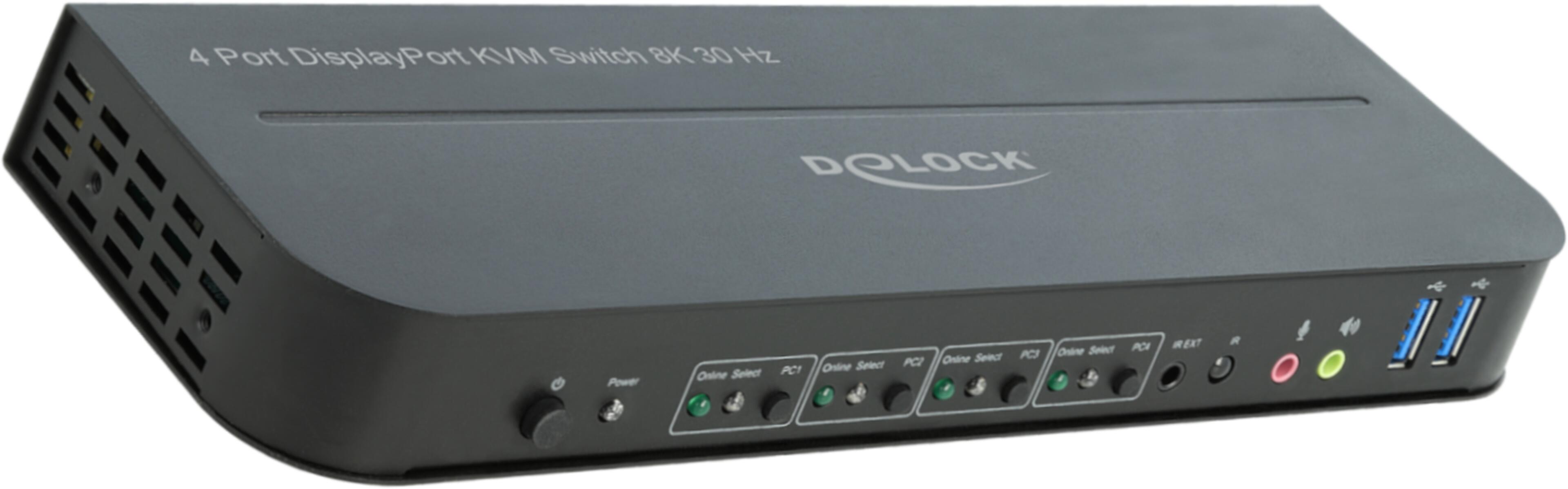 Delock KVM-Switch DisplayPort 4-Port