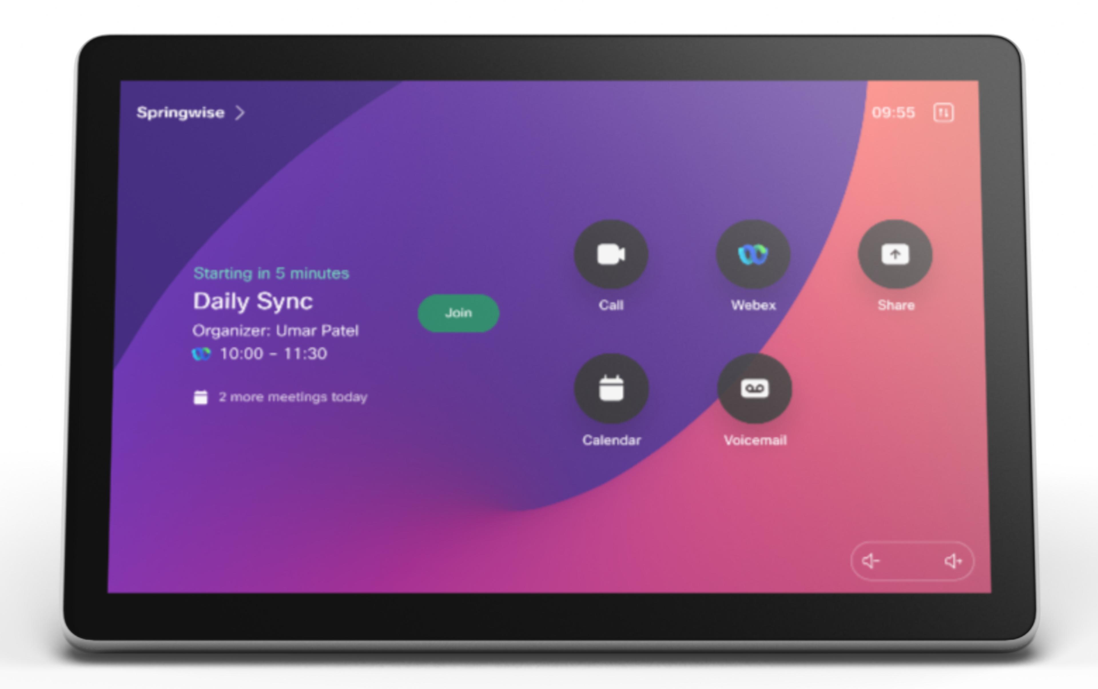 Cisco Room Navigator TS First Light