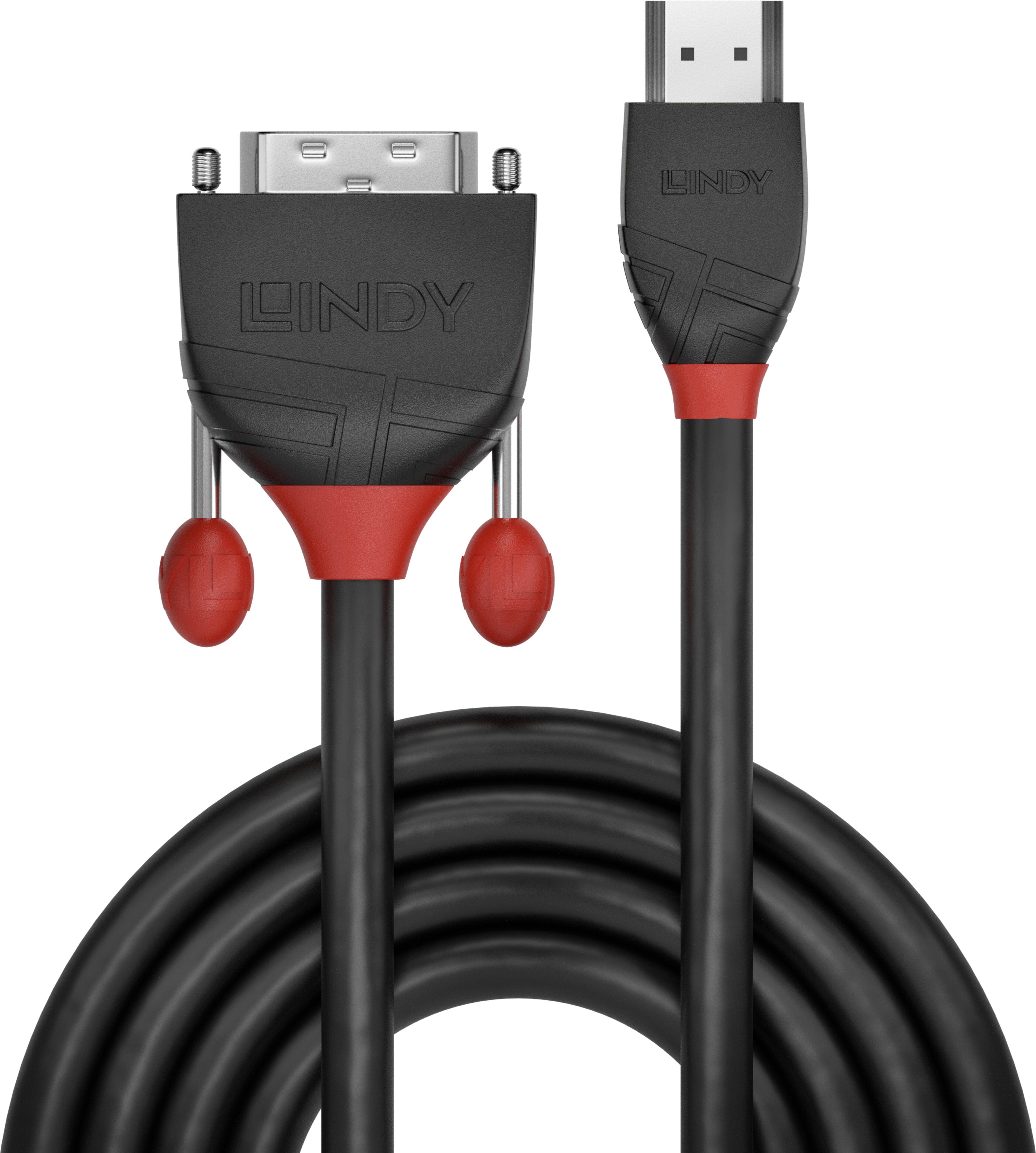 SingleLink DVI-D - HDMI m/m kábel 2 m