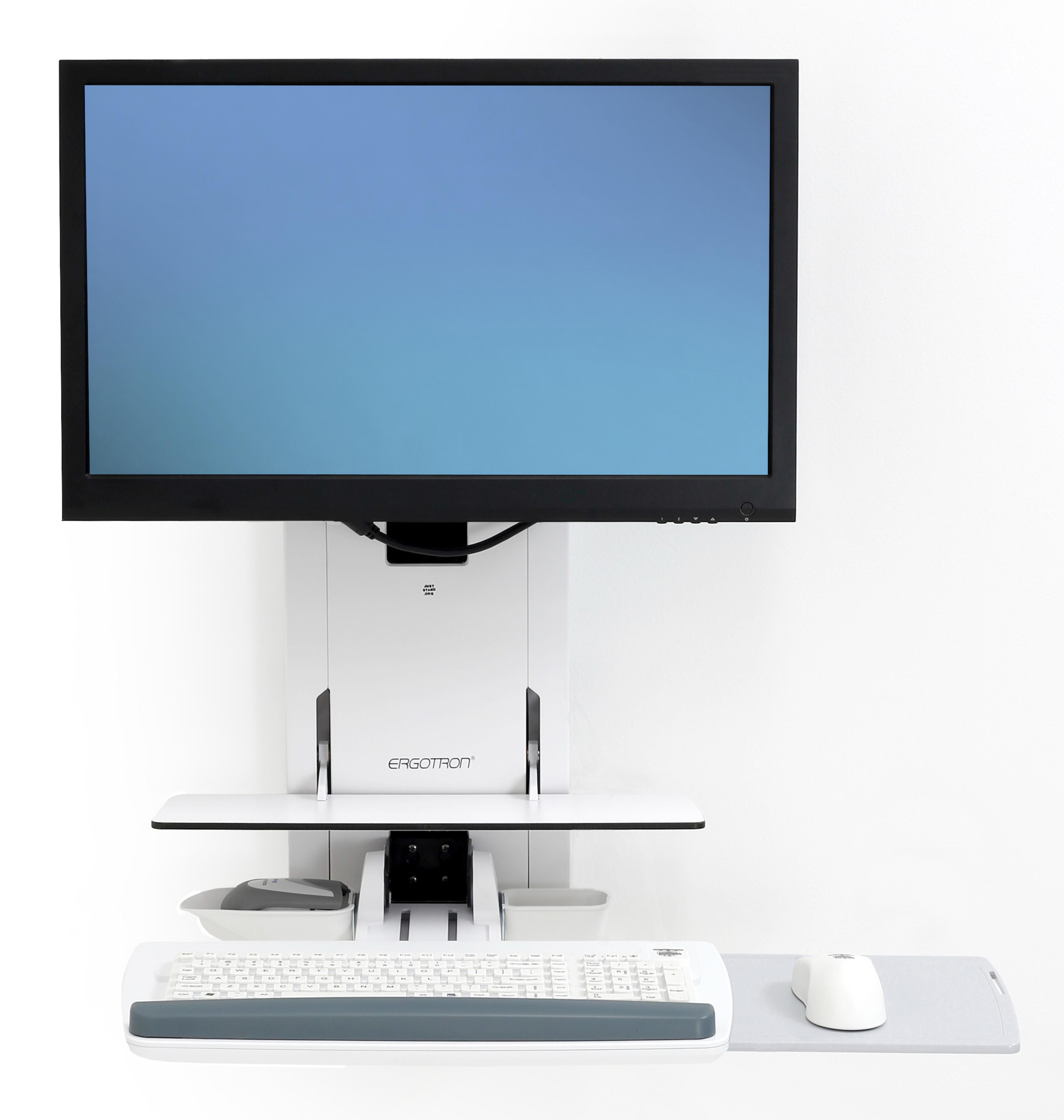 Ergotron SV Sitz-Steh-Wandarbeitsplatz