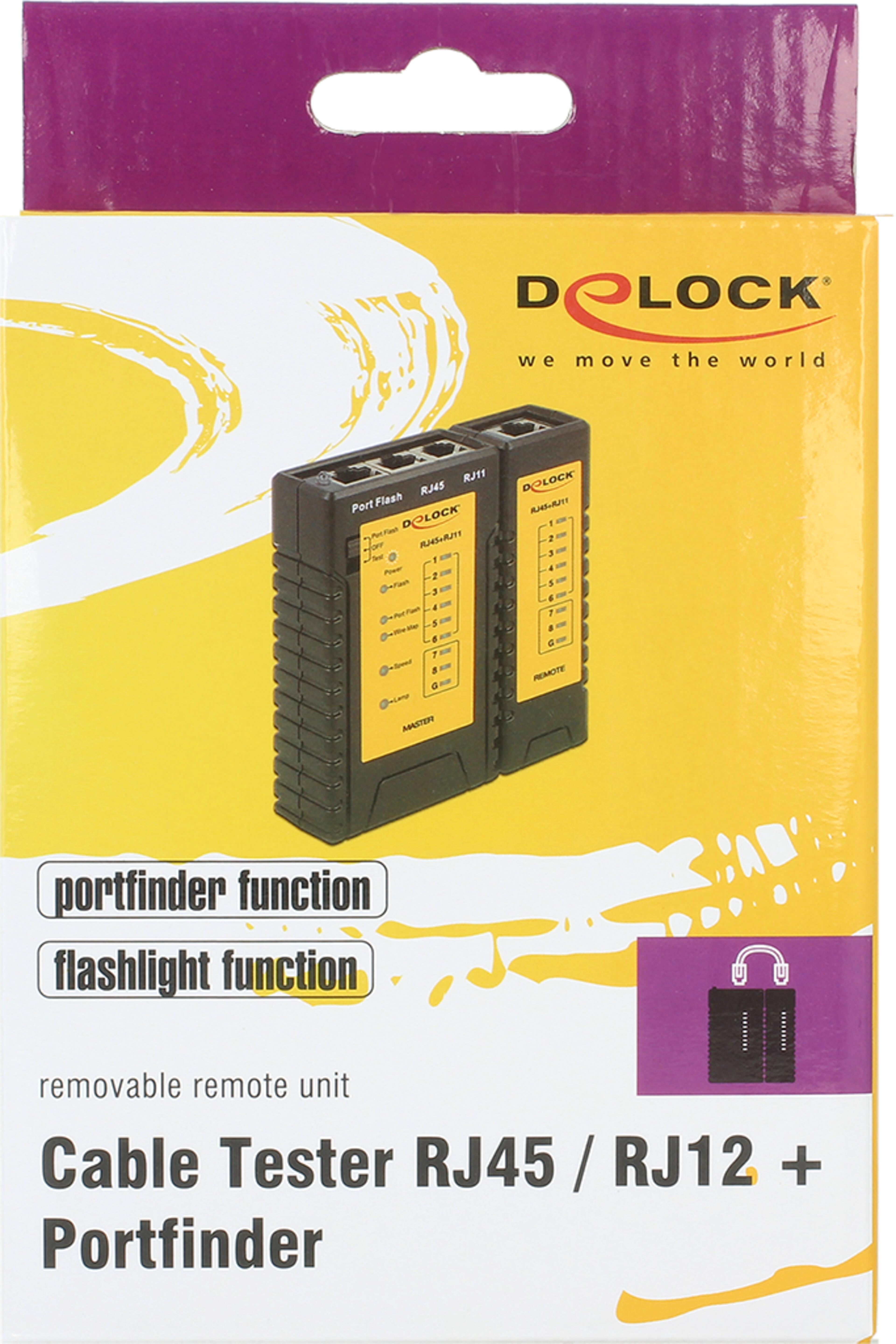 Cable Tester RJ45 + RJ12