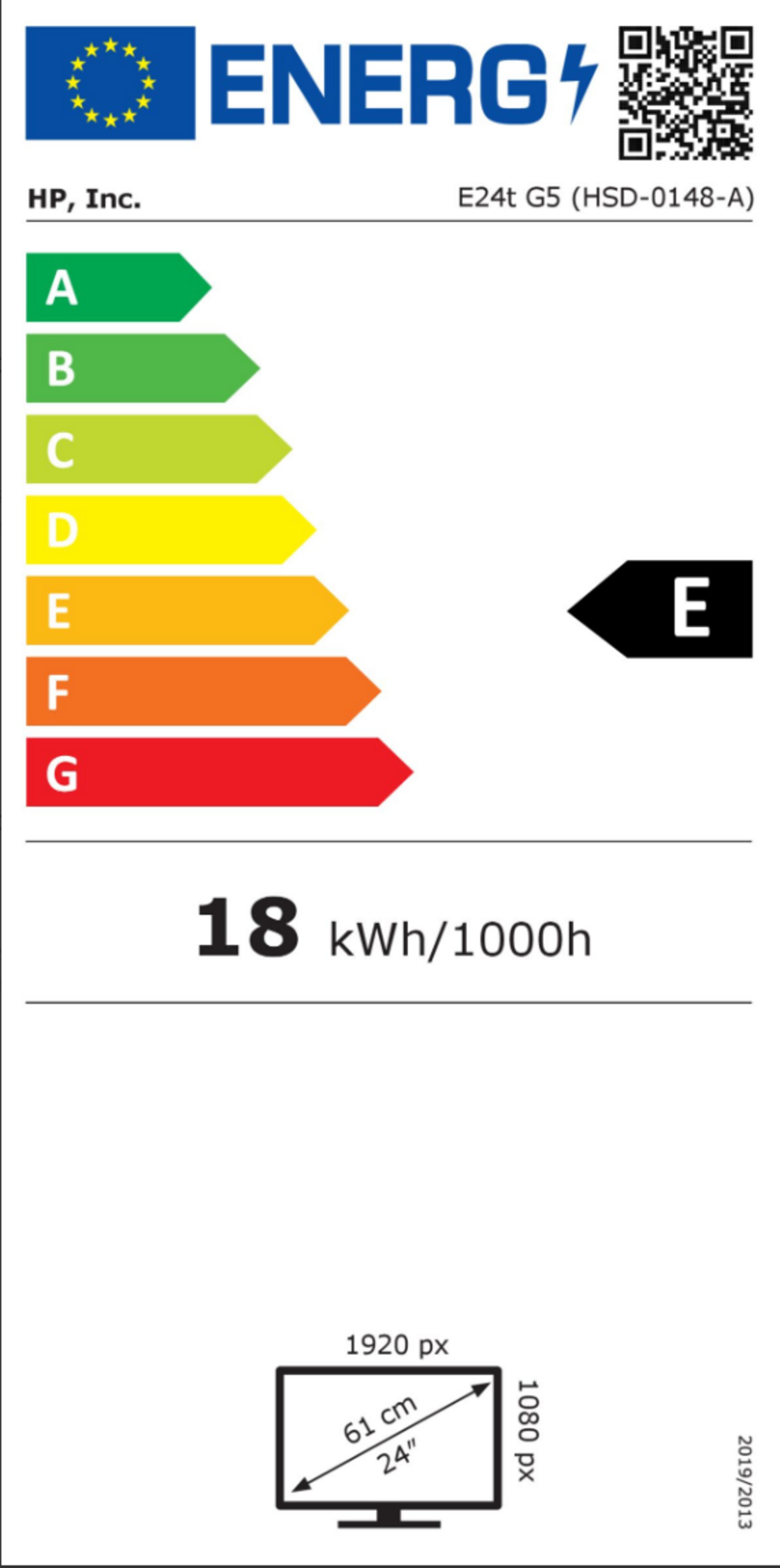 HP E24t G5 FHD Touch Monitor