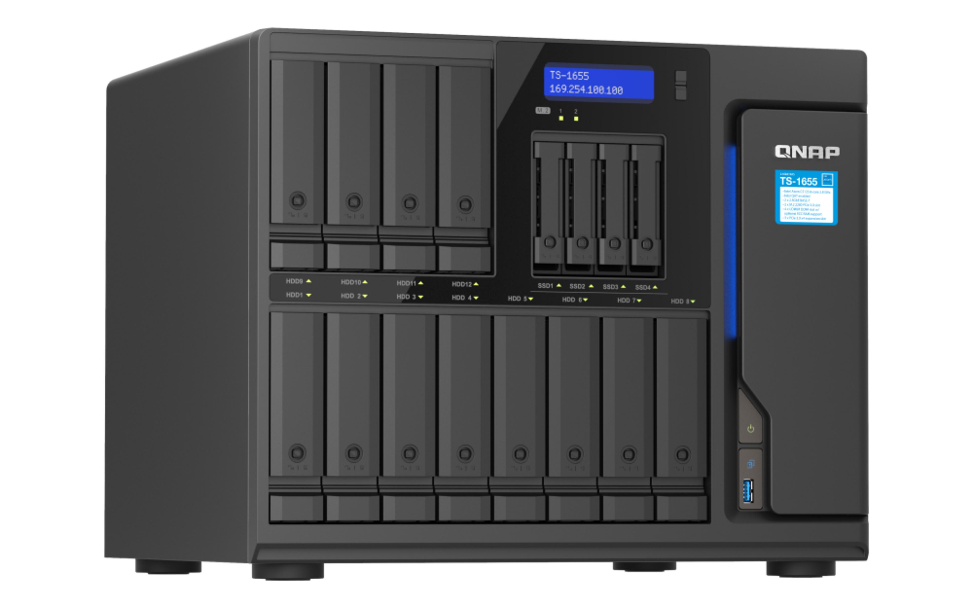 QNAP TS-1655 8GB 16-bay NAS