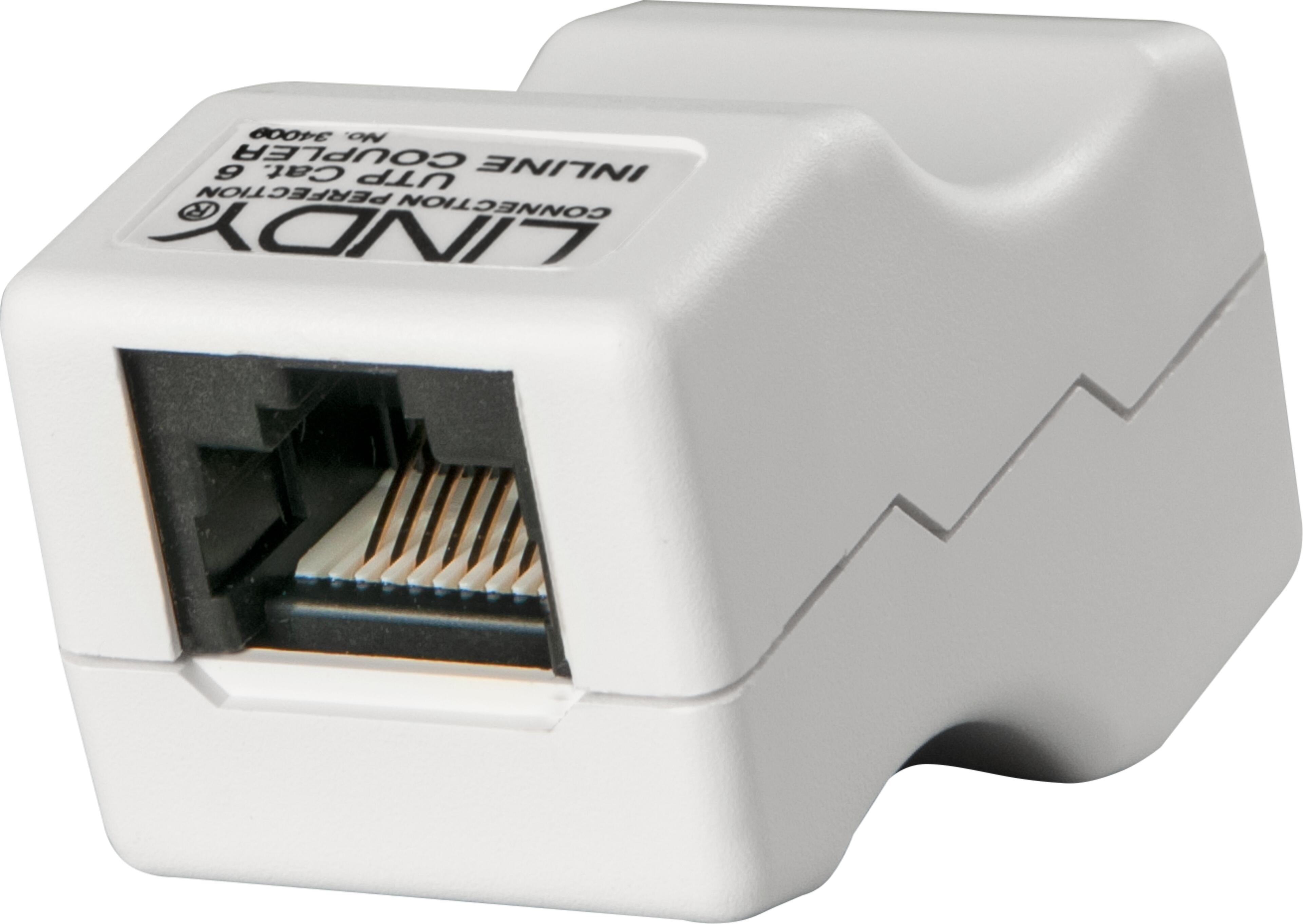 Line Coupler Cat6 RJ45 Fe-Fe UTP