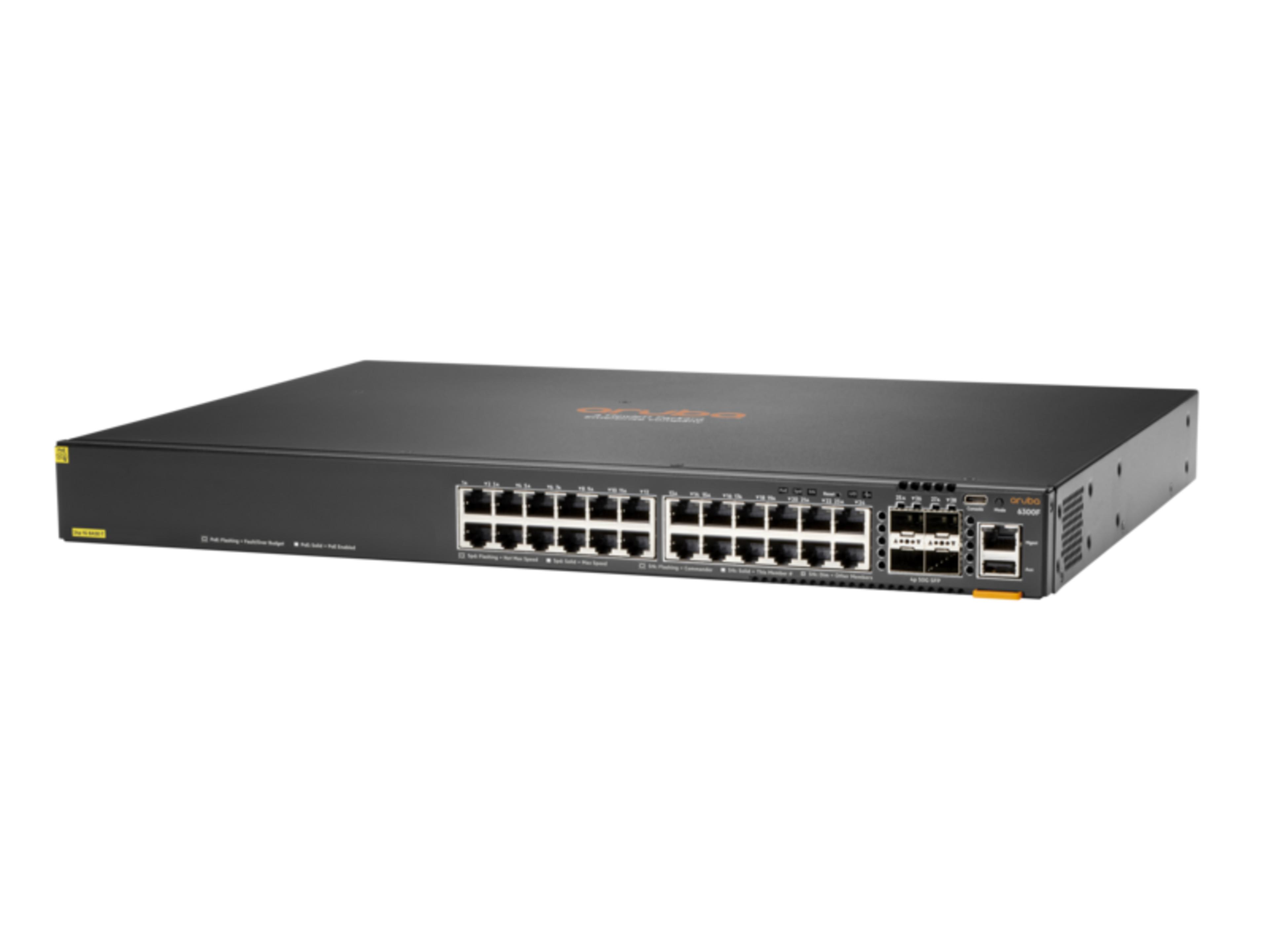 HPE Aruba 6300F 24G PoE Switch