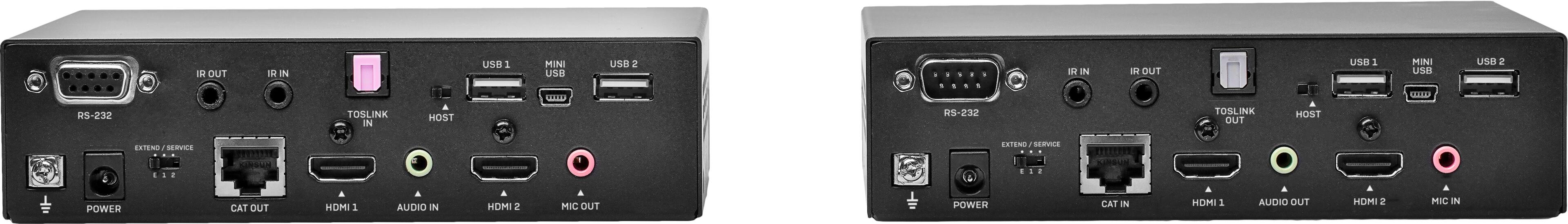 LINDY 2xHDMI & IR Cat6 KVM Extender 100m