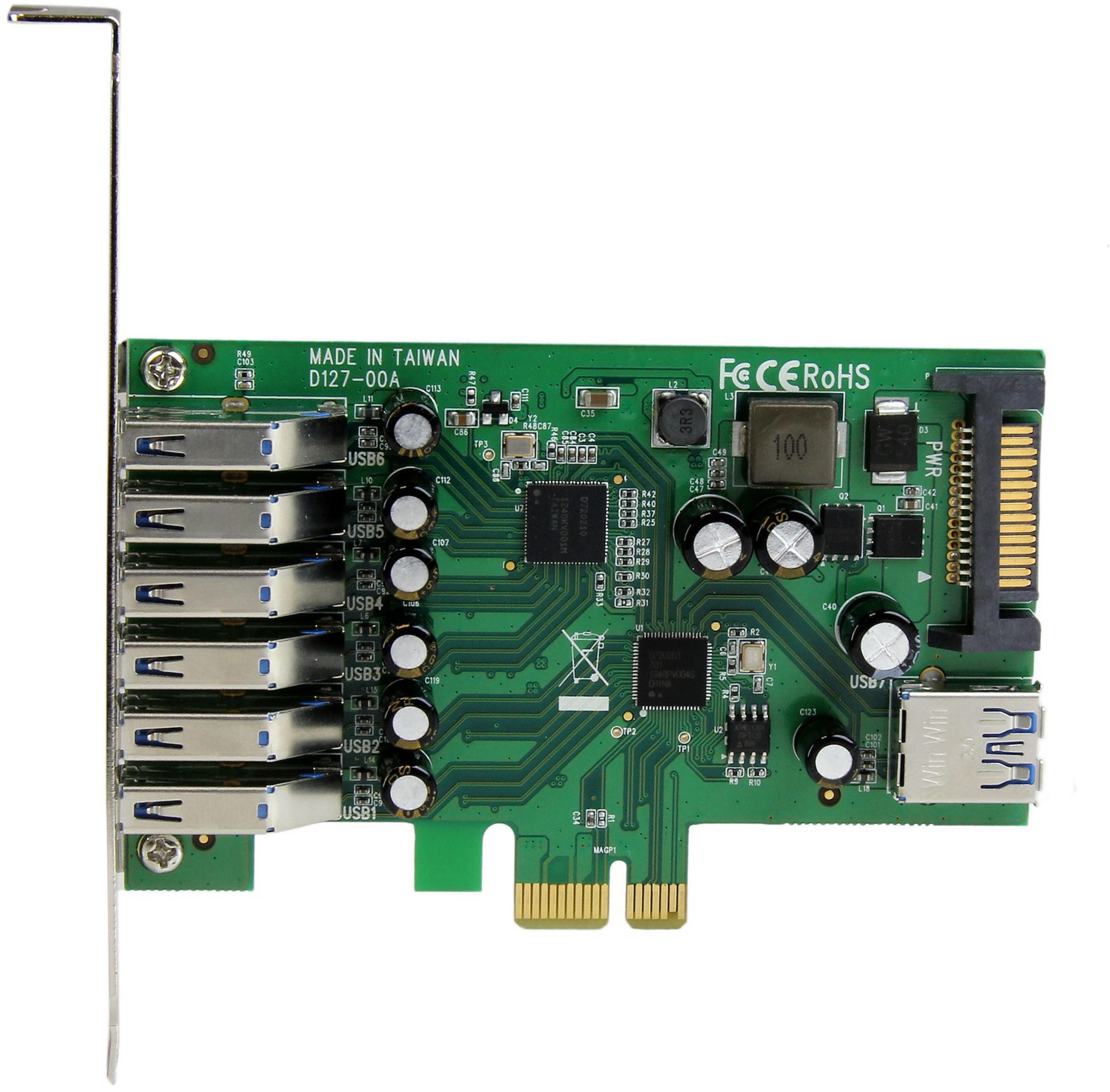 StarTech 7x USB 3.0 PCIe Interface
