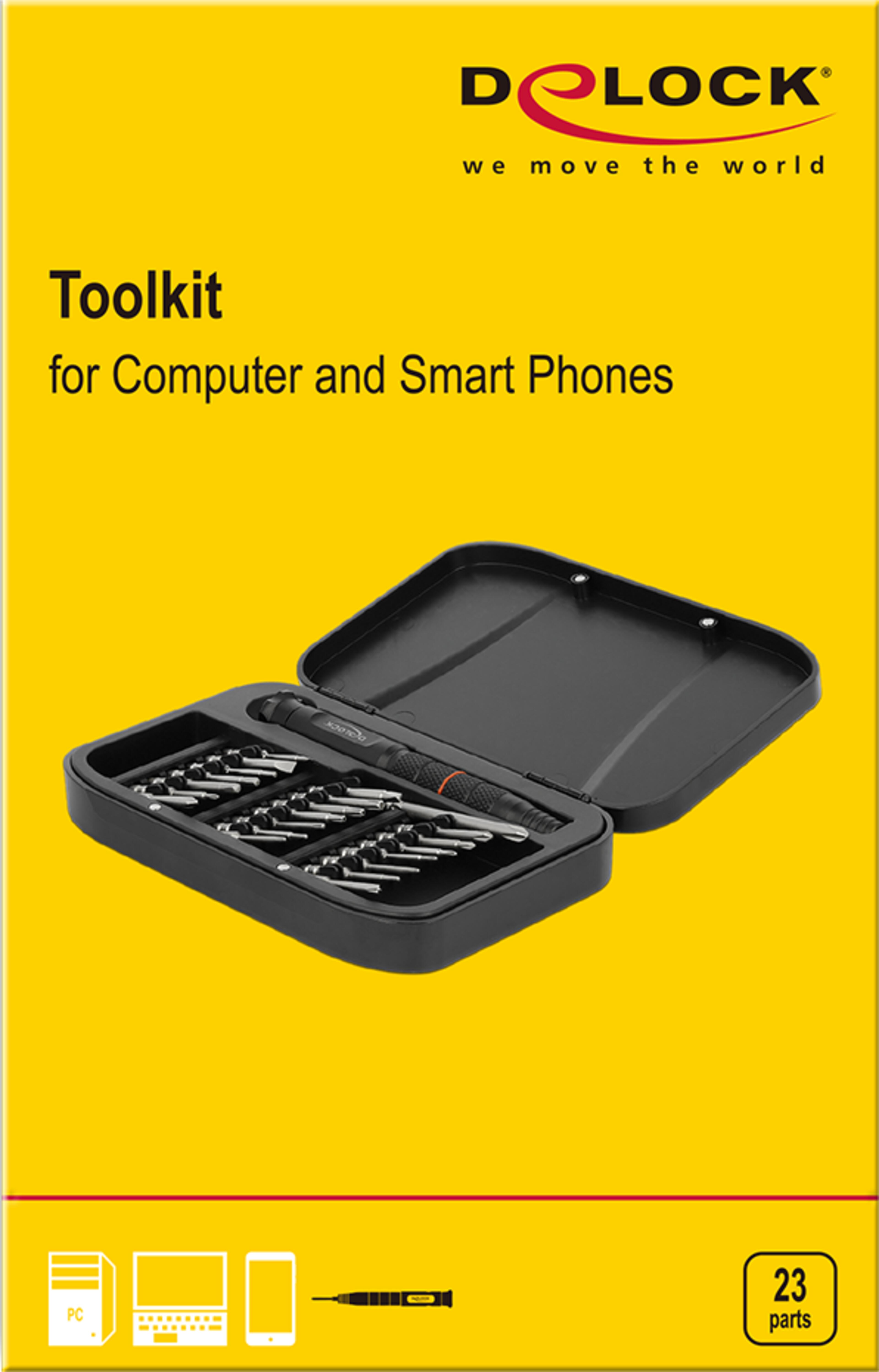 Delock Toolkit 23 Parts