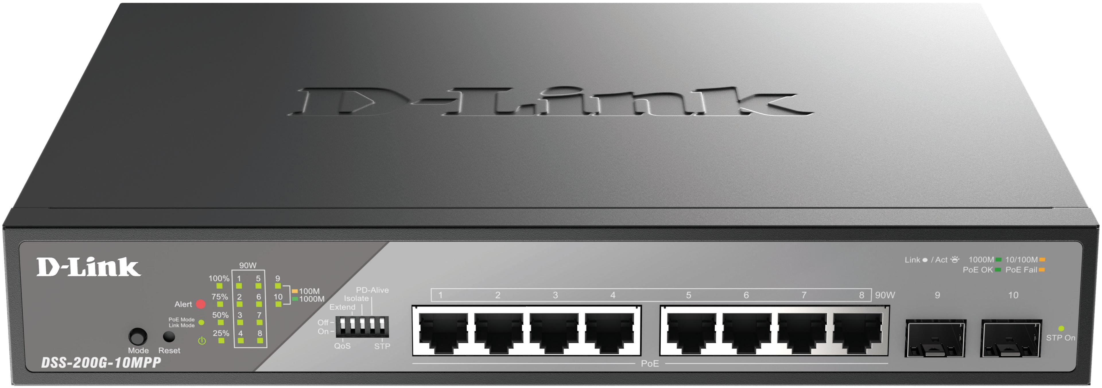D-Link DSS-200G-10MPP/E Switch
