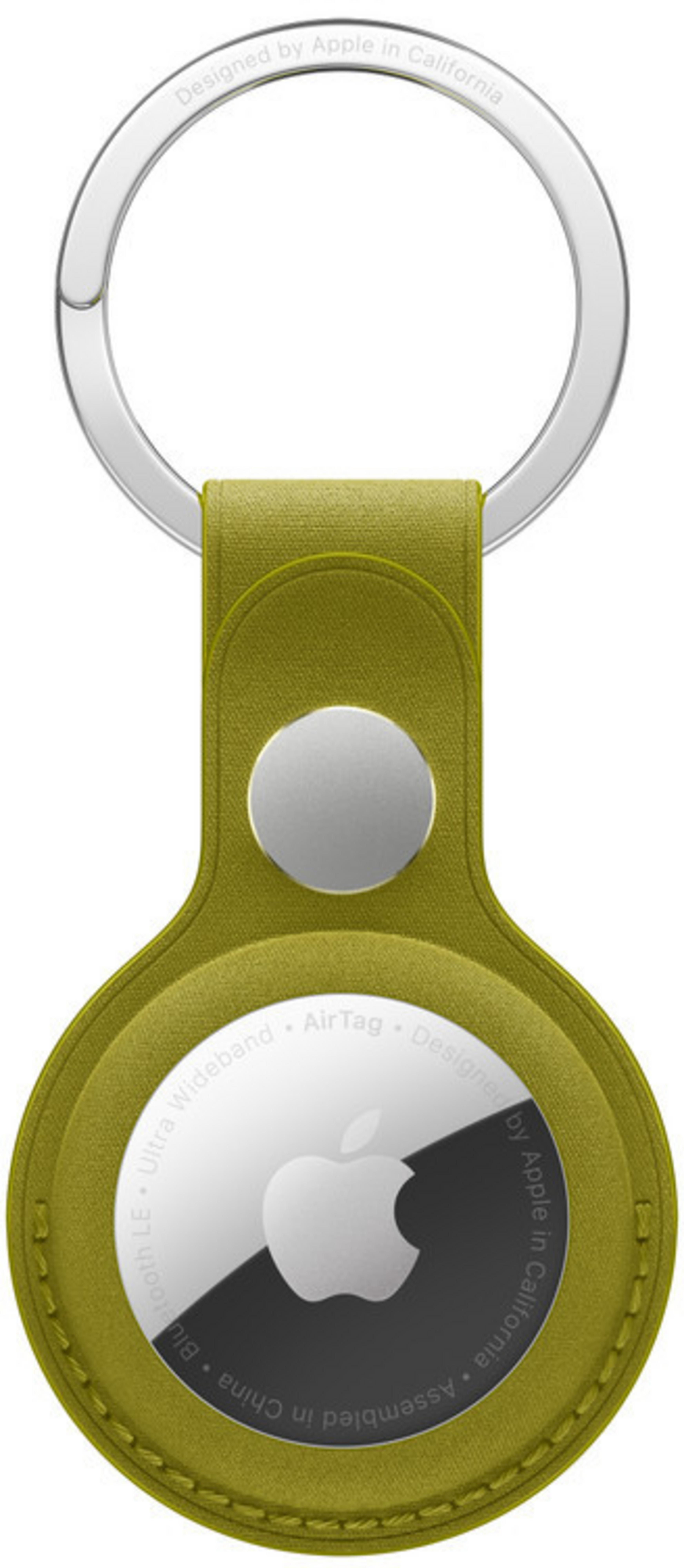 Apple AirTag Key Ring Chartreuse