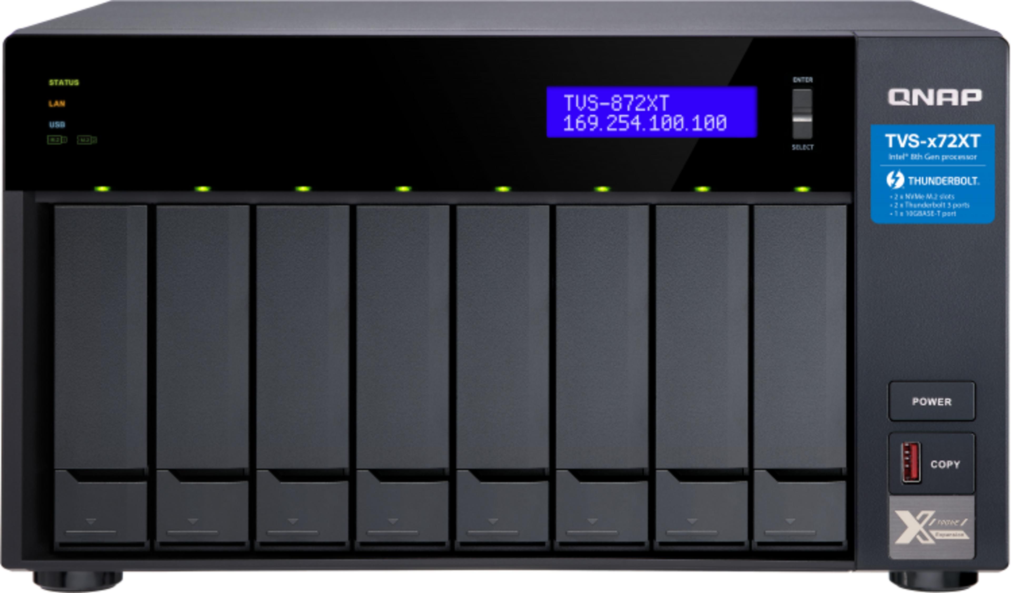 QNAP TVS-872XT 16GB 8-bay NAS