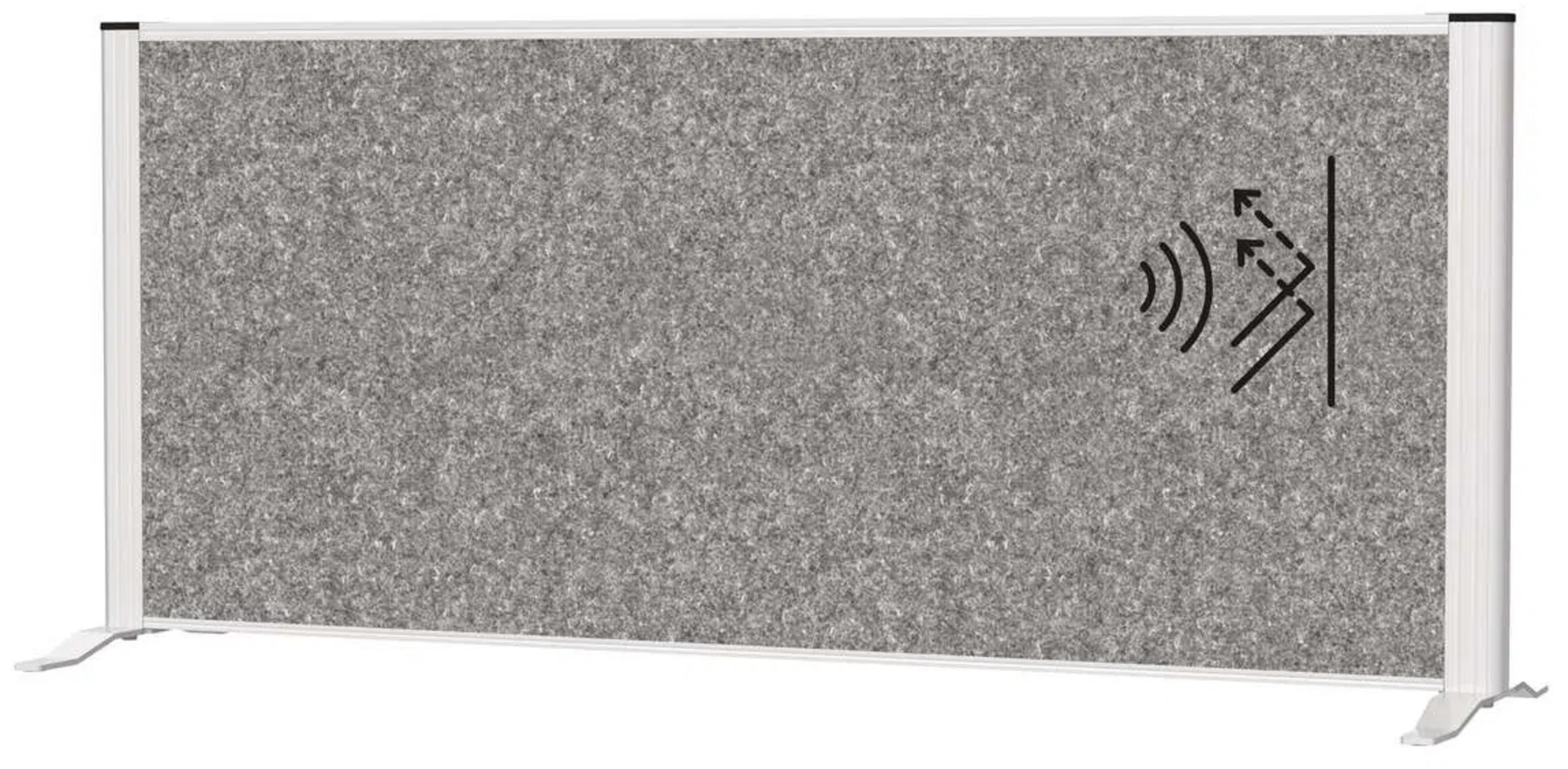 MAULconnecto 120x50 cm Tisch-Trennwand