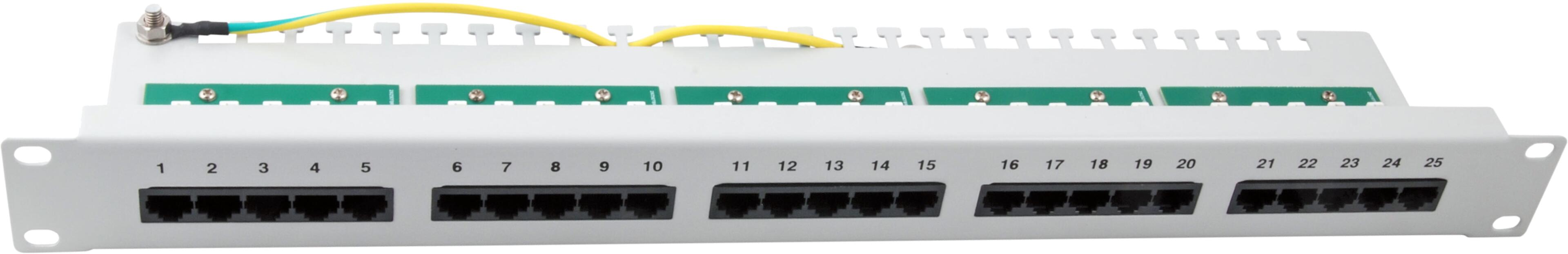 Panneau brassage RNIS RJ45 LSA+ 25x Cat3