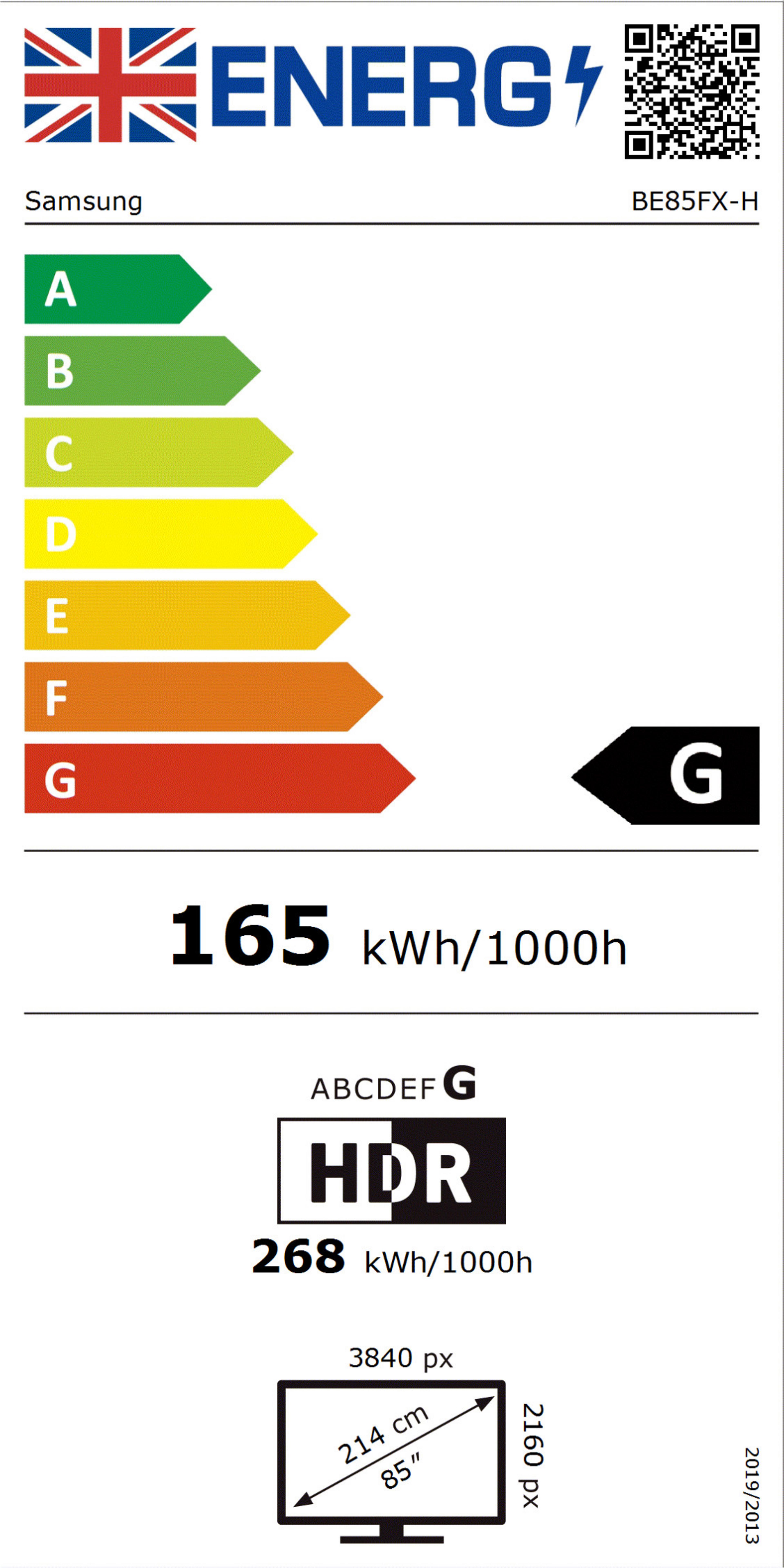 Samsung BE85FX-H Business TV